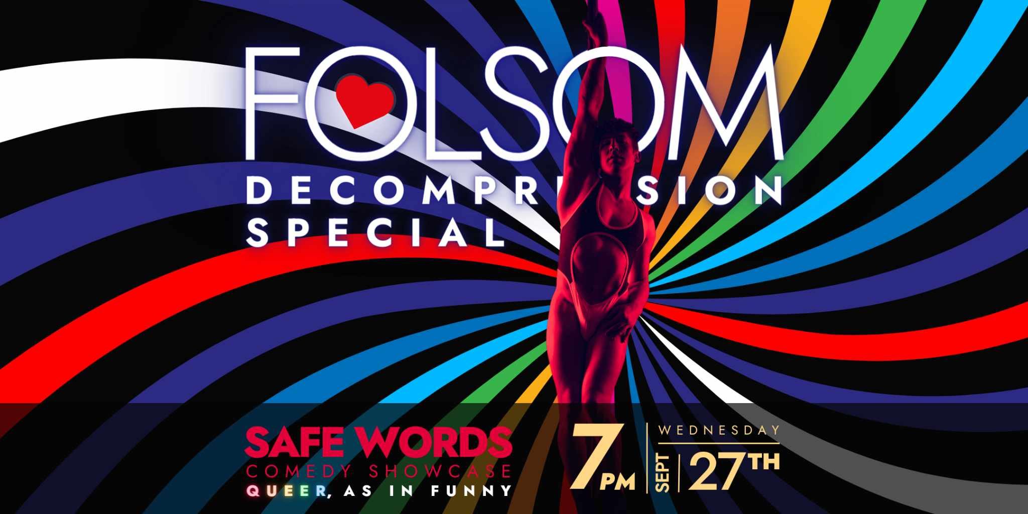 Image for the Folsom Decompression Special, presented by Safe Words Comedy Showcase, with headliner Chris Grace