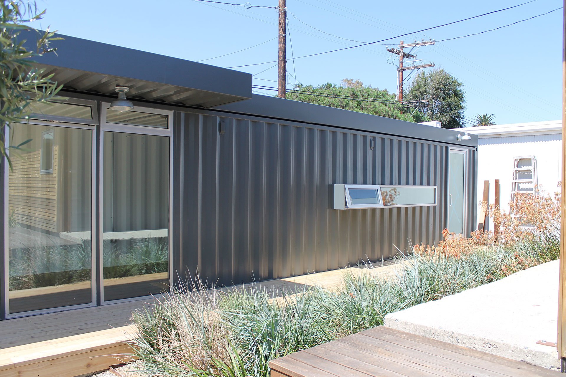 The Wander Hotel JT is under construction in Twentynine Palms with 98 rooms in steel containers.