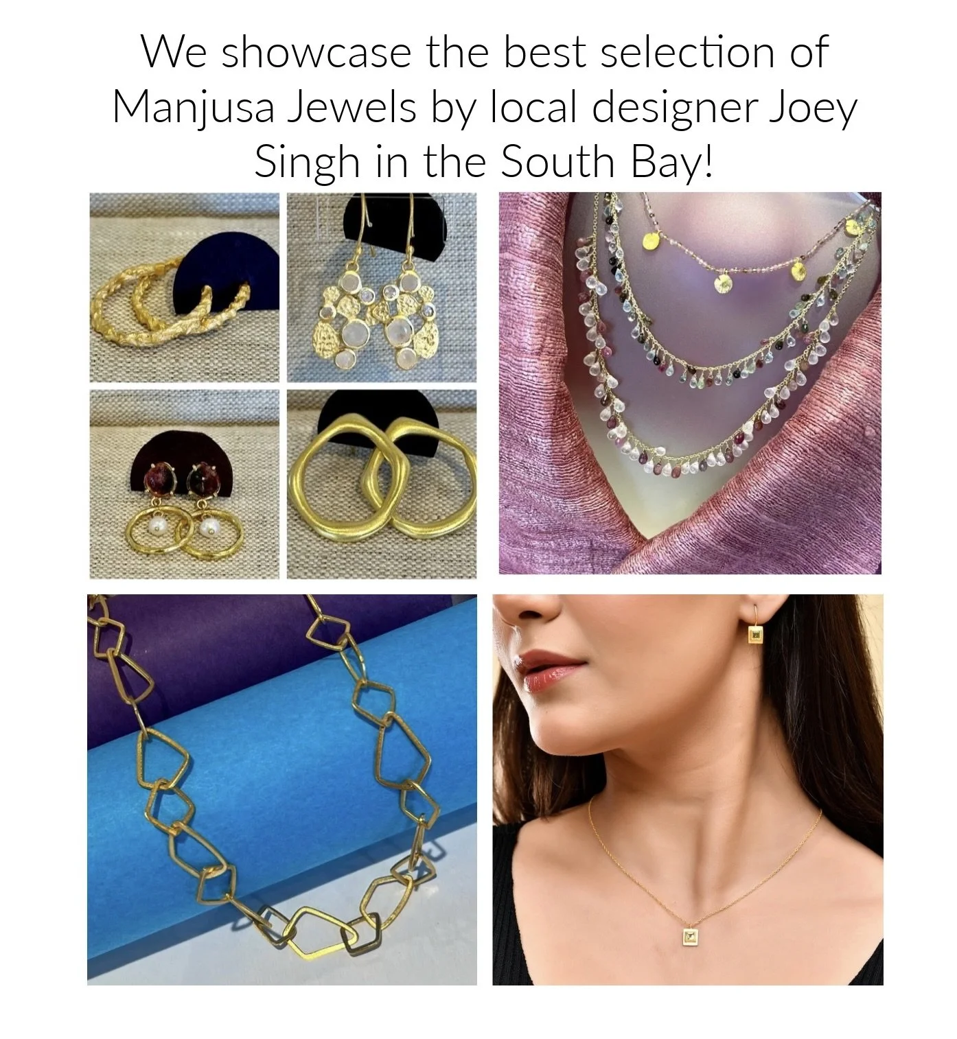 Our Majusha Jewels selection is extraordinary right now and we are selling it most every day!