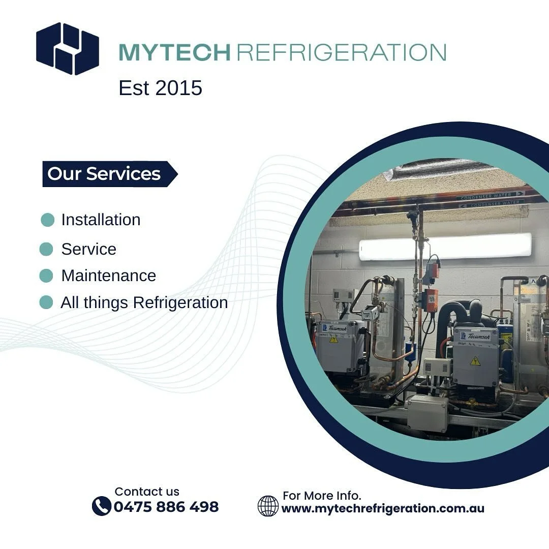 A passionate team, who have taken exceptional pride in what we do since 2015 servicing Sydney &amp; the Central Coast.
&bull;
&bull;
#mytechrefrigeration #refrigeration #commericalrefrigeration #commericalfitouts #install #installation #service #cool