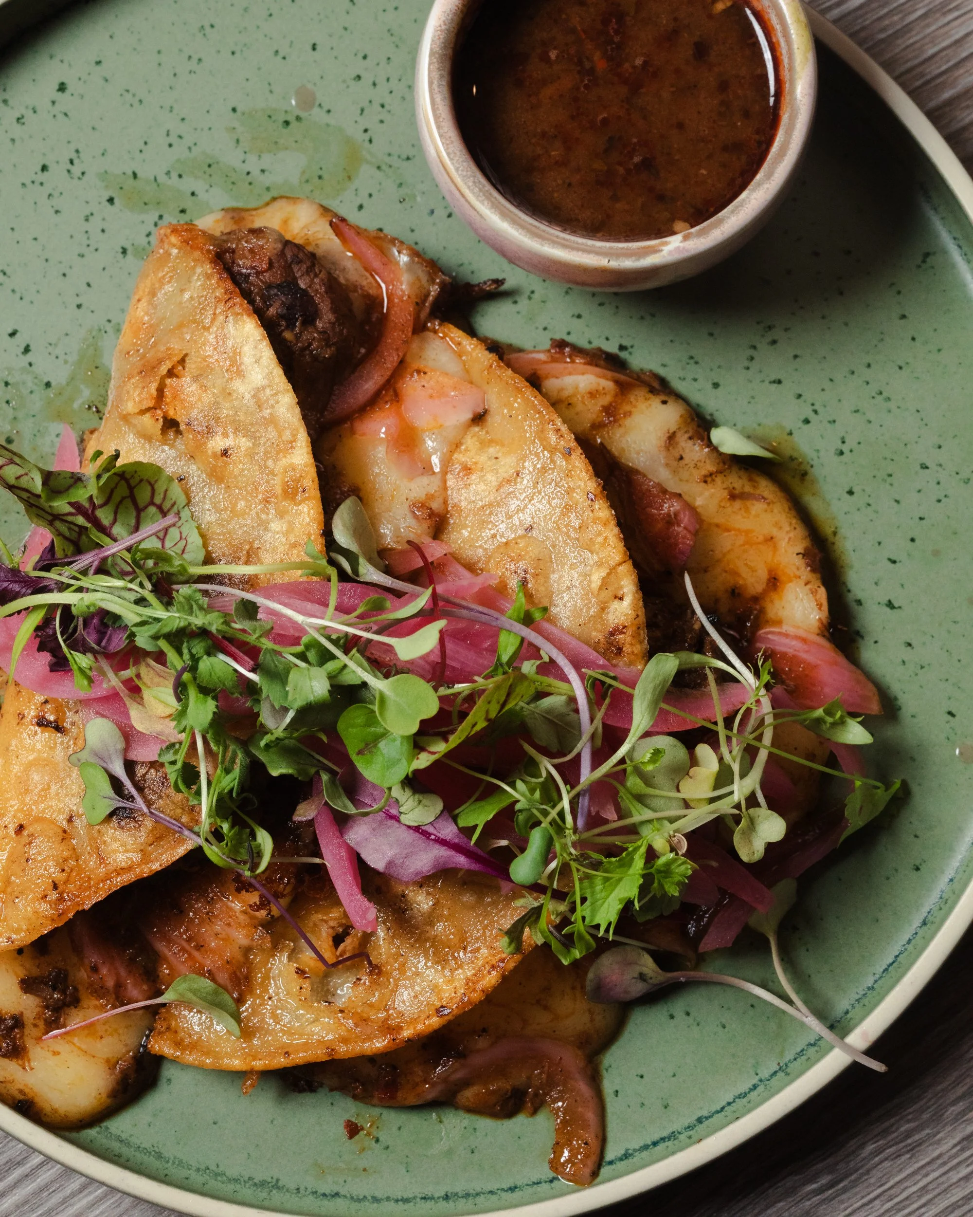 Latin American food and drinks.