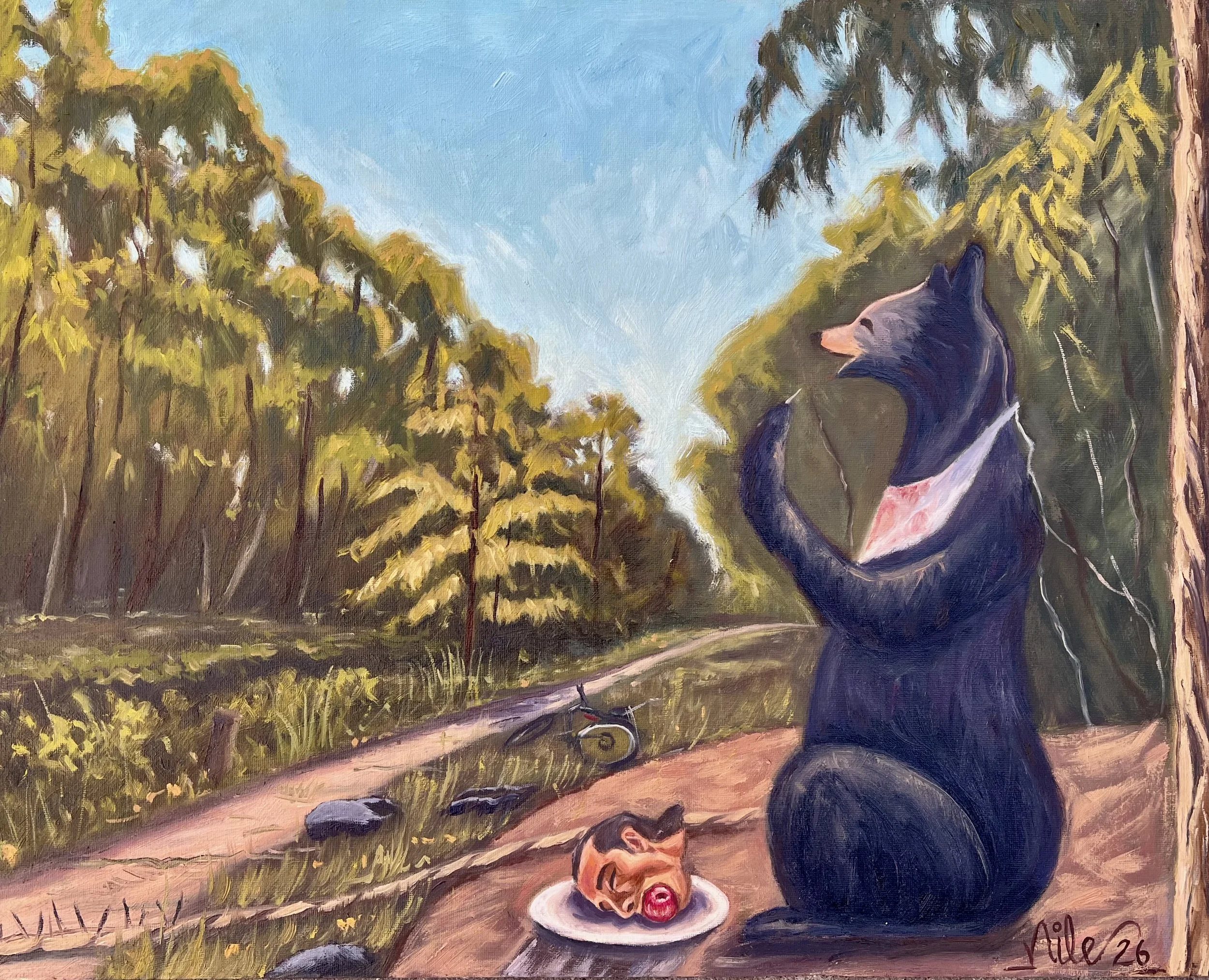 Satisfaction - Oil on Panel - 16x20 c. 2026