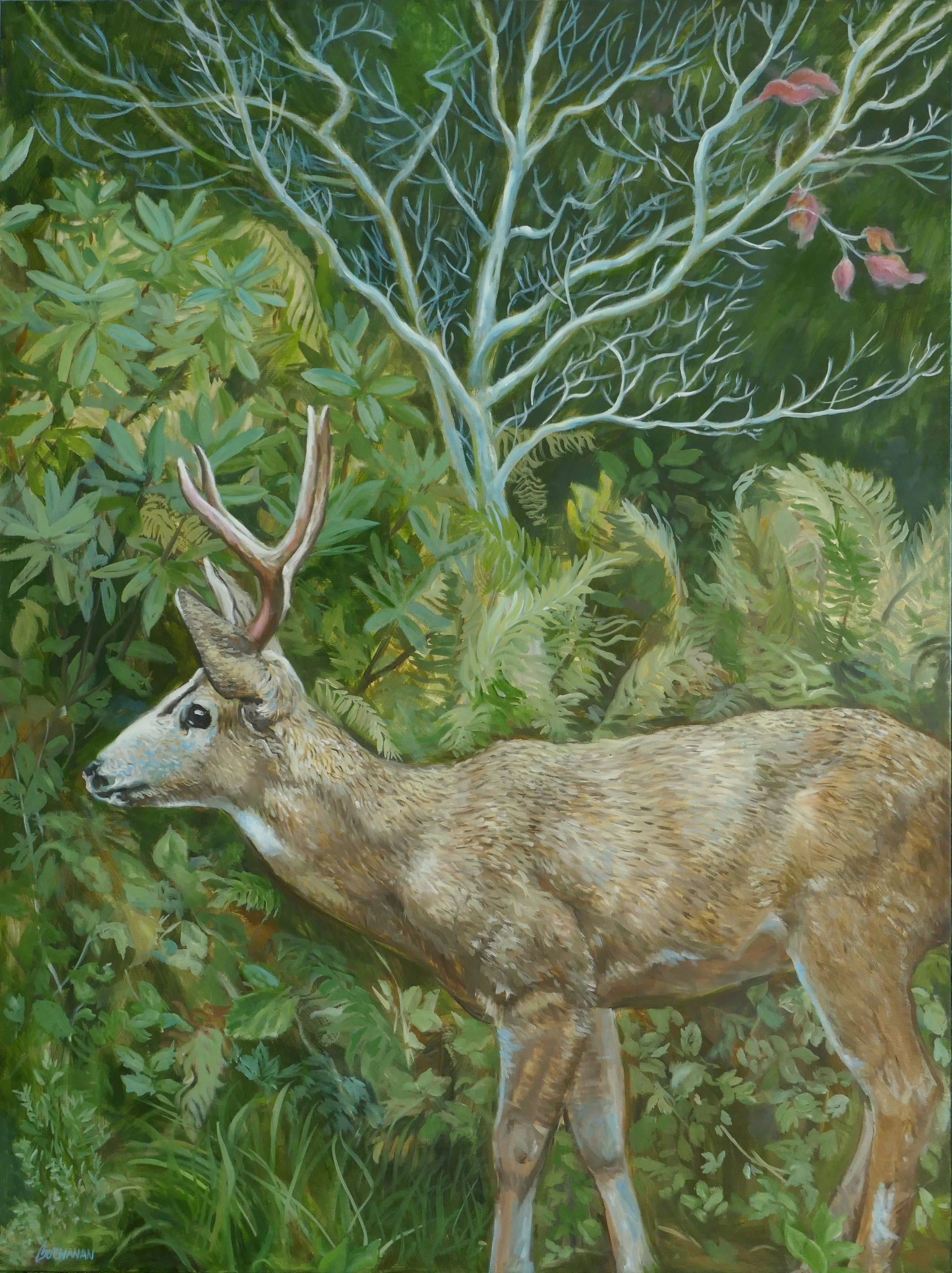  In a Cottage in a Wood  
36x48" Oil on Canvas   Available $2500