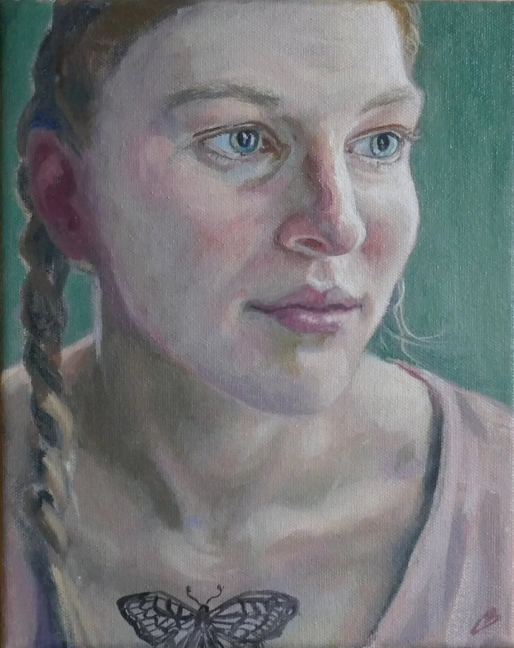 Butterfly 8x10" Oil on Canvas