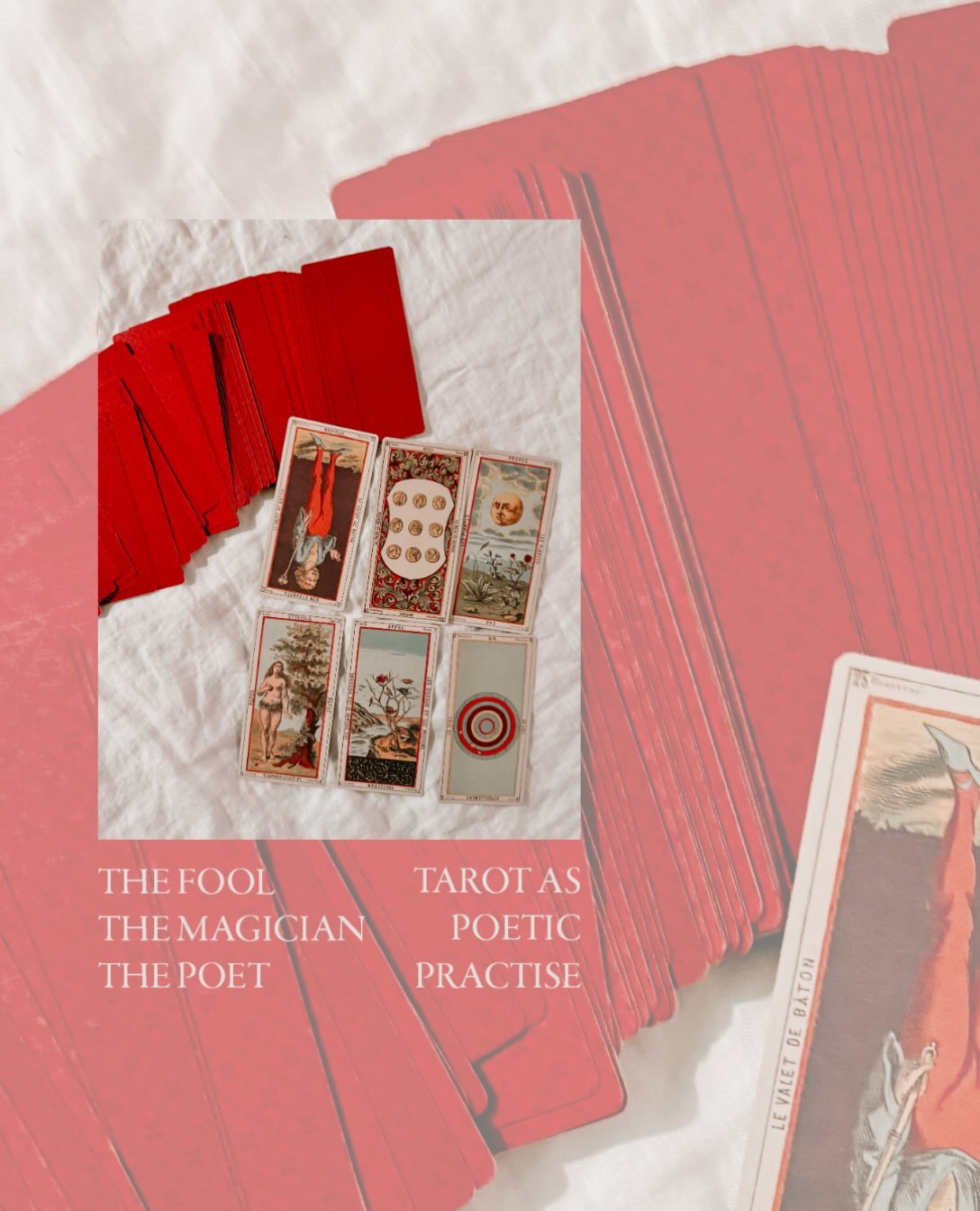 i&rsquo;ve been reading tarot for a decade this year, &amp; through that time the cards have formed a lighthouse illuminating my creative &amp; personal worlds&mdash;less prophecy than permission, play, pleasure, possibility. next month, i&rsquo;m br