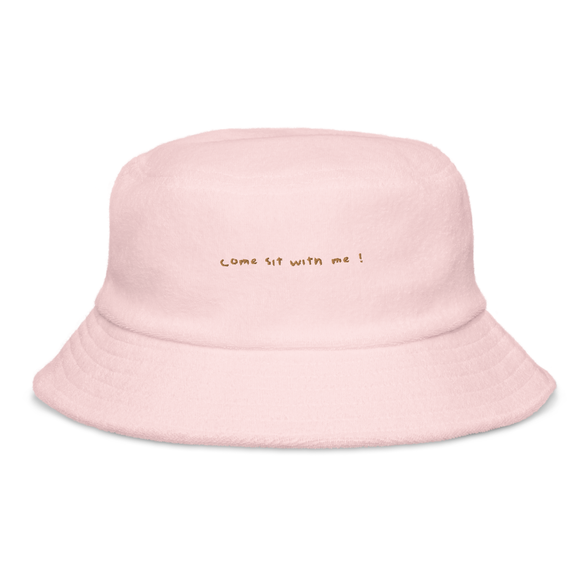 unstructured-terry-cloth-bucket-hat-light-pink-front-635b895ceeb7e.png