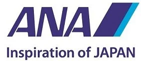 ANA logo with 'Inspiration of JAPAN' text underneath