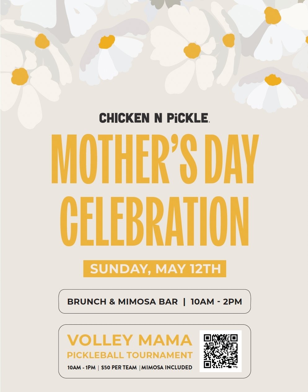 SAVE THE DATE! 

Chicken N Pickle is one of Christina&rsquo;s favorite places to go with her family. So that is why it is so AMAZING ladies that Sweet Streams Lavender will be at the Overland Park Chicken N Pickle location for Mother's Day. Join us f