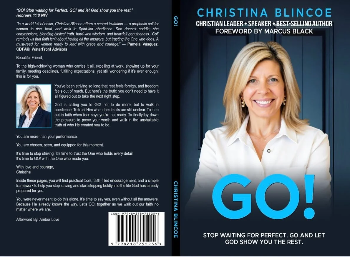 I&rsquo;m so excited and full of JOY to announce the launch of my BRAND NEW book, &ldquo;GO! Stop Waiting for Perfect! Go and Let God Show You The Rest!&rdquo; 

I poured my heart and soul into these pages to create an impactful guide to purposeful l