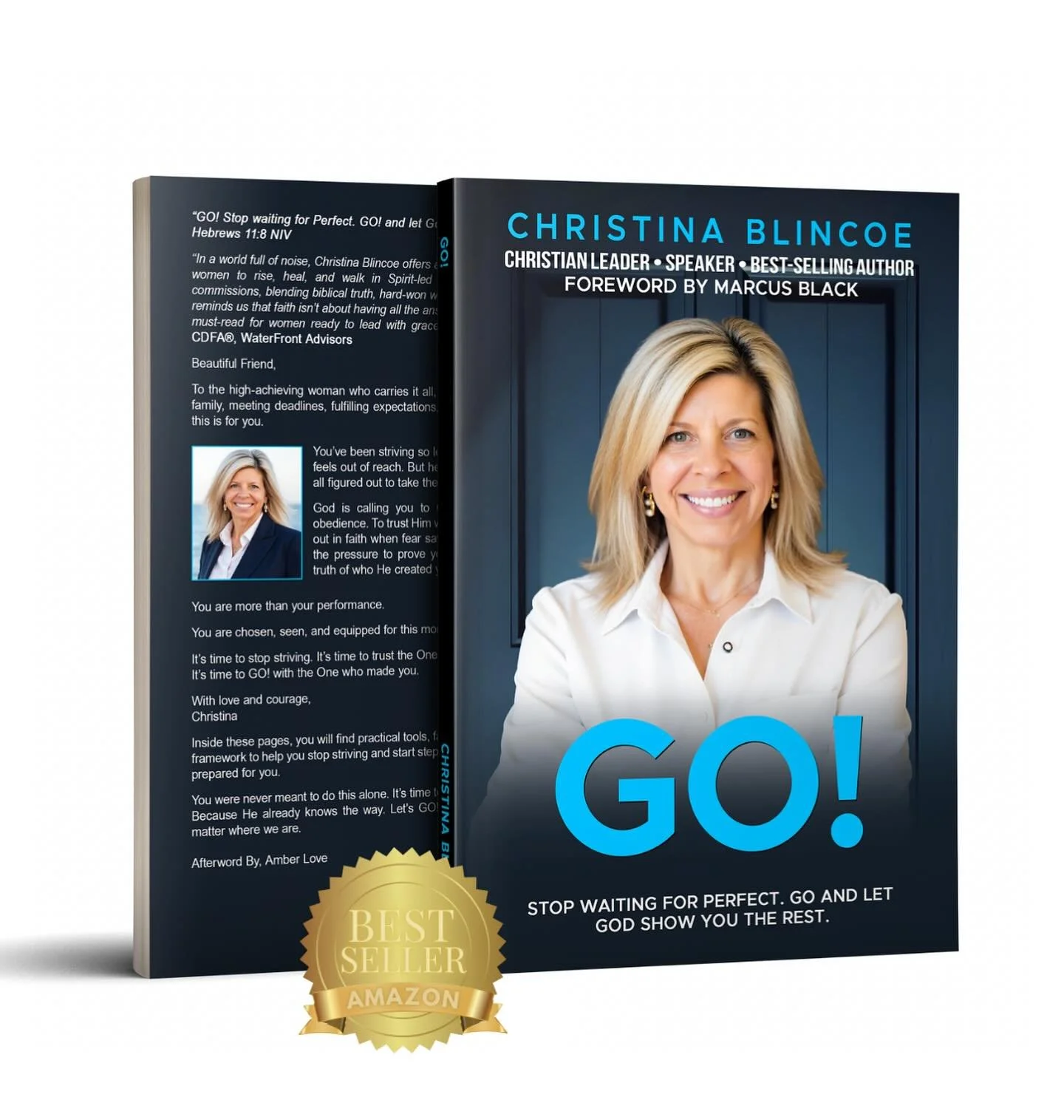 ✨📖 Amazon #1 Best Seller ✨the first day!!!!

I&rsquo;m beyond grateful to share that GO! Stop Trying to Be Perfect. GO! and Let God Show You the Rest has hit #1 in Leadership &amp; Professional Development! 🙌
To my husband Joe &mdash; my biggest fa