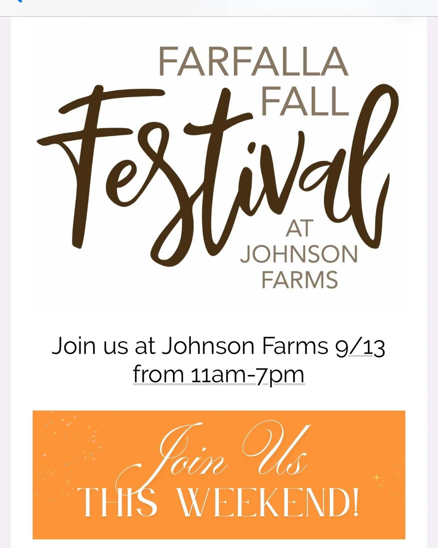 Excited to be part of the Farfalla Event tomorrow at Johnson Farms! Come out and enjoy a beautiful day surrounded by flowers, lavender, butterflies, and community. 💜 
✨ Stop by and see me &mdash; I&rsquo;ll have all the lavender goodies ready for yo