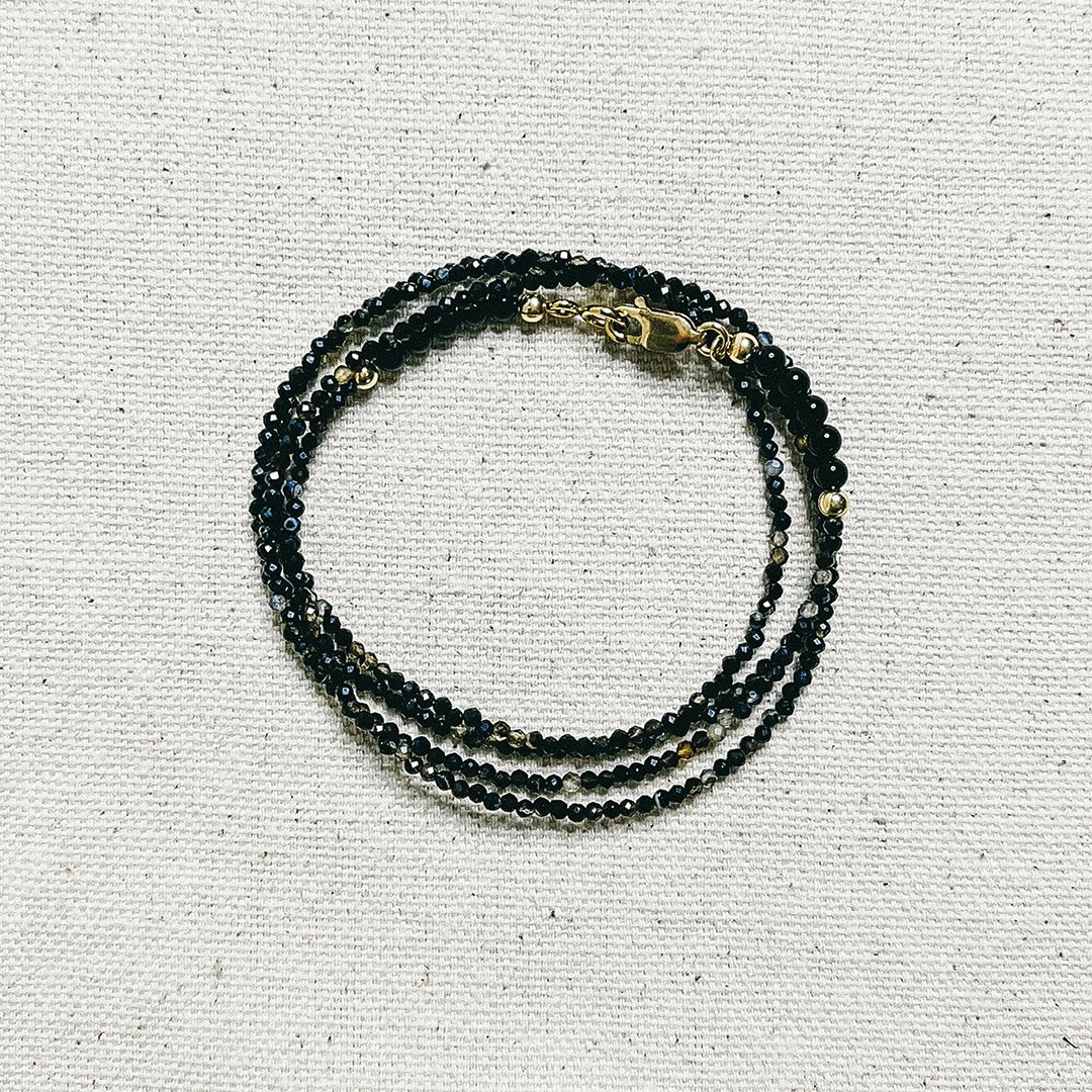 GEMbodied natural Obsidian Waist Beads