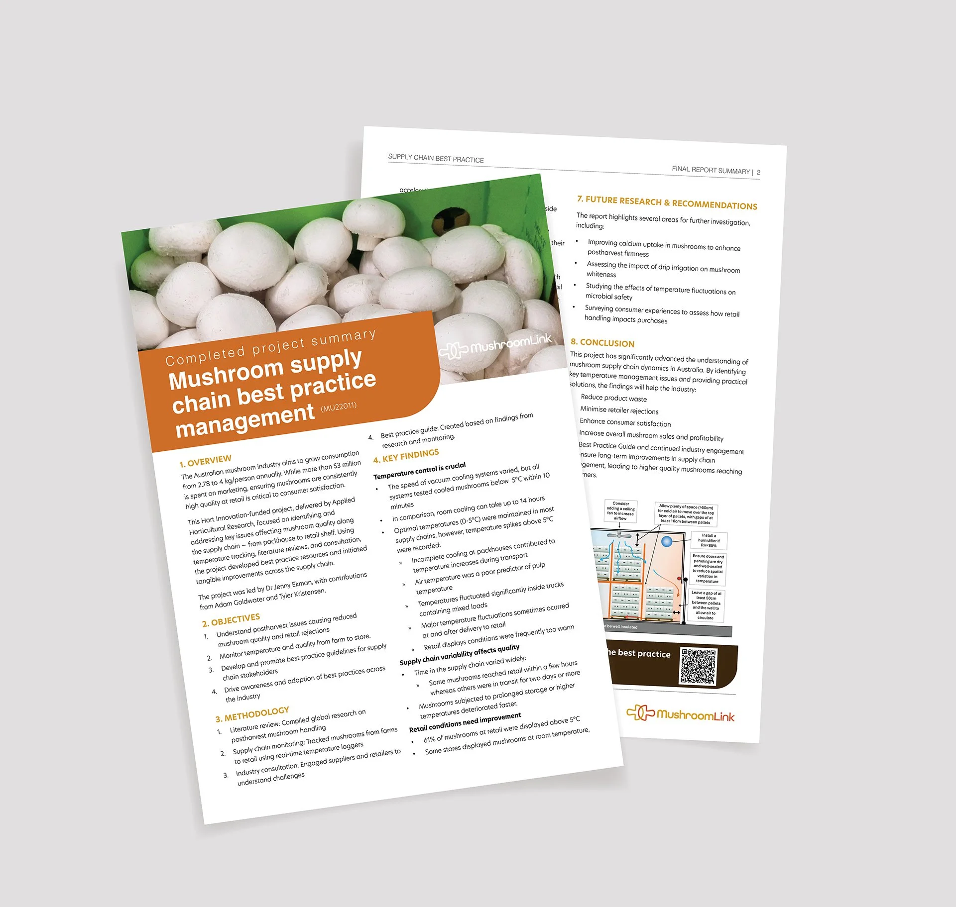 Final report summary: Mushroom supply chain best practice management (MU22011) 