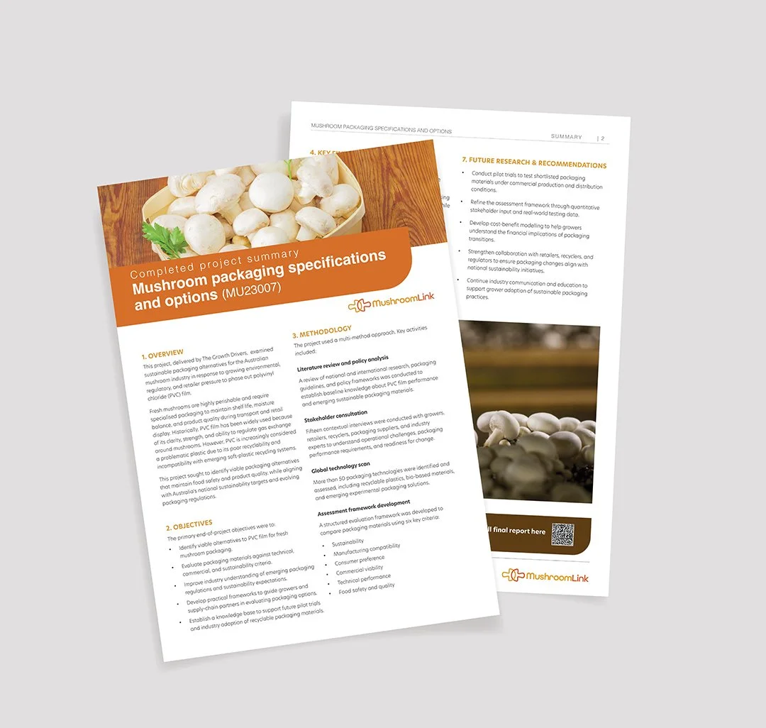 Final report summary - Mushroom packaging specifications and options (MU23007)