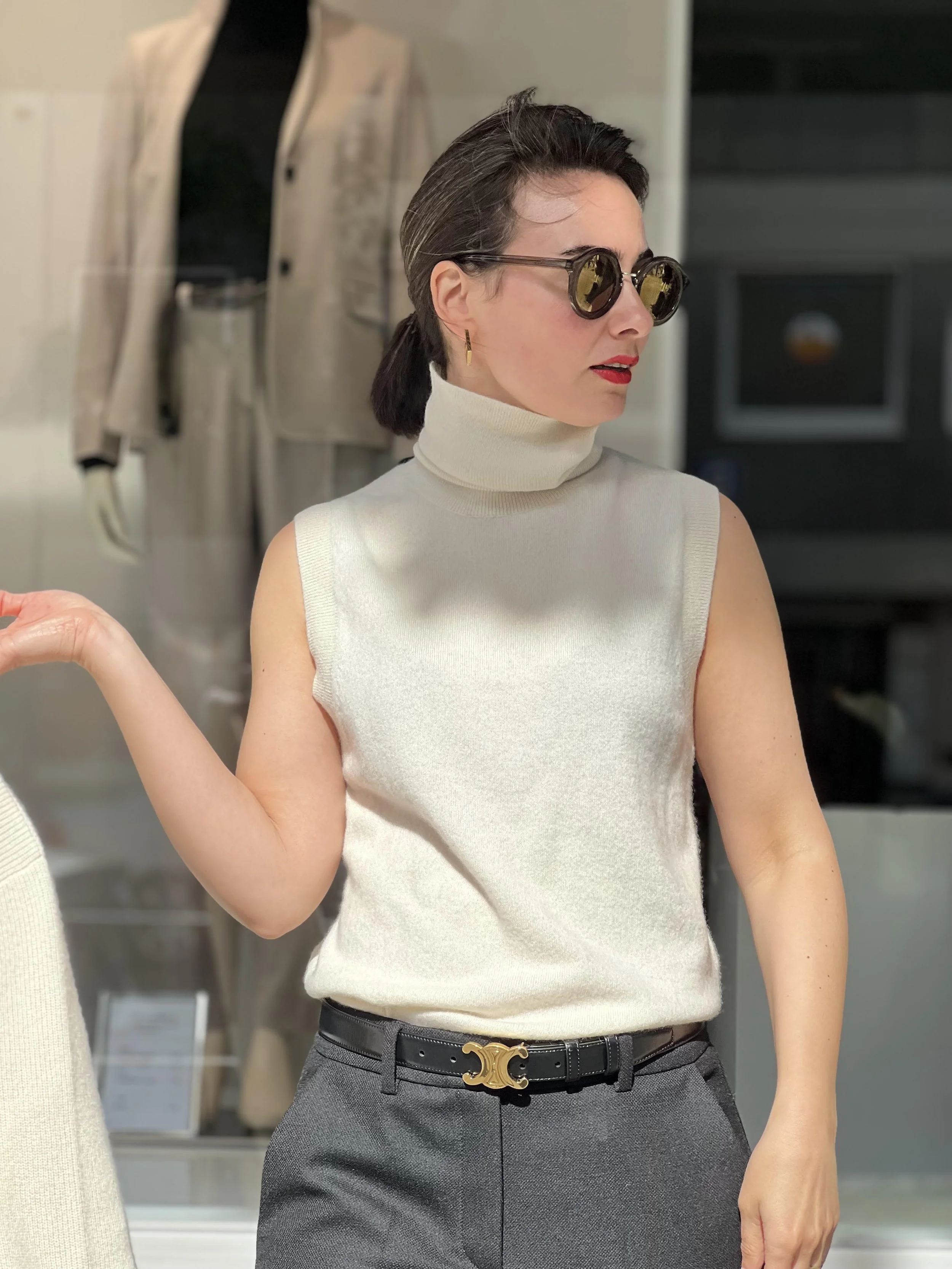 Pullover ohne arm damen Clearance