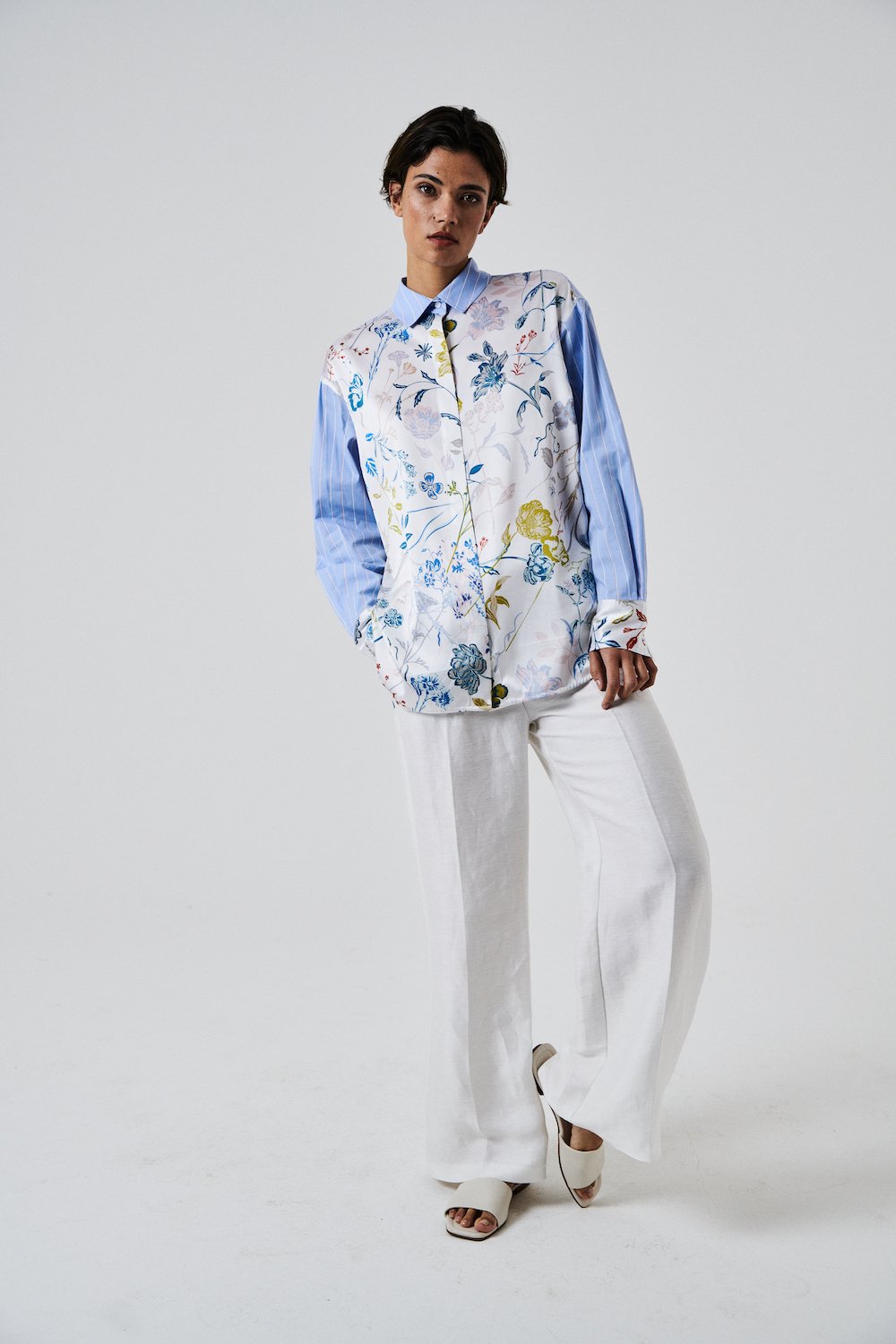HEMDBLUSE · FLORAL· MULTI
