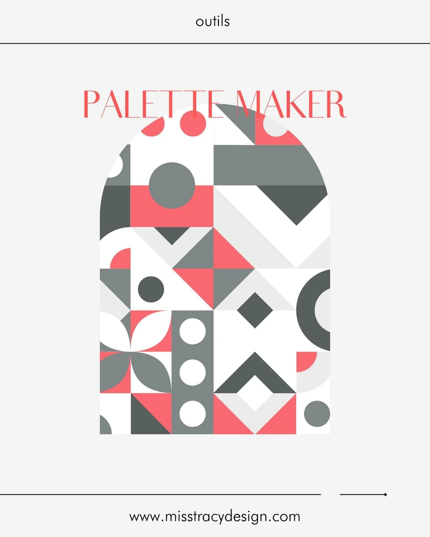 OUTILS
Je viens de d&eacute;couvrir un outil g&eacute;nial @palettemaker gr&acirc;ce &agrave; ma cops @lespetitspapiersdalex !
C&rsquo;est un site web qui fonctionne avec une interface d&rsquo;IA et qui cr&eacute;e toutes sortes de visuels &agrave; p