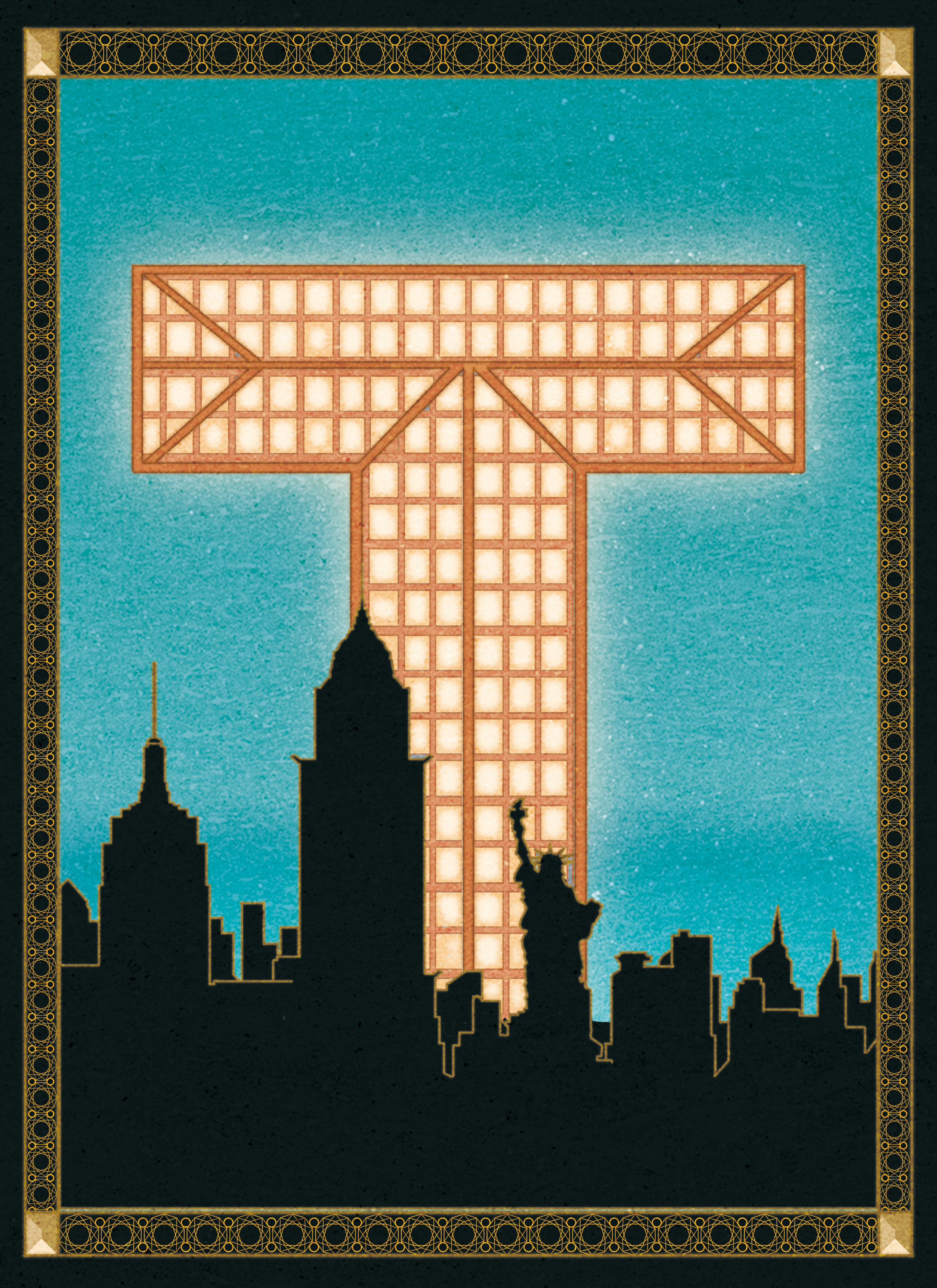 Tiffany T: Inspired by an archival bracelet from 1975, T is an homage to the House’s iconic motif and the spirit of New York, which the founder of Tiffany regarded as the place of promise and possibilities. The above illustration is for the riddle.