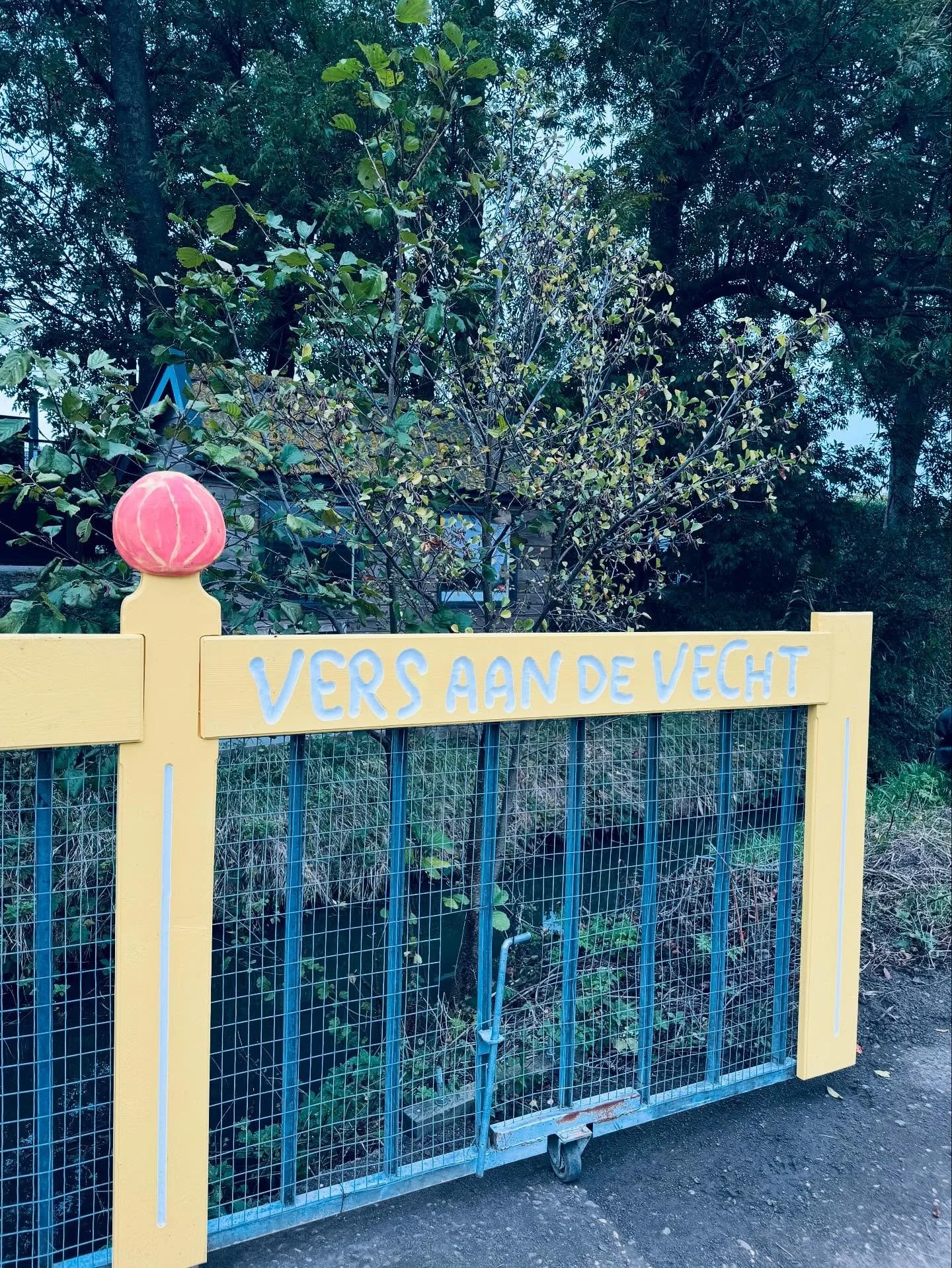 Een dankjewel 💛 voor de inbreng van vrijwillige plukkers die het toegangshek mooi hebben gemaakt. Zo is de poort naar de tuin weer een warm welkom. 
Hoe vind jij hem?

Vers aan de Vecht
Wij willen weten wat we eten

#zelfoogsttuin #biologisch #zelfo