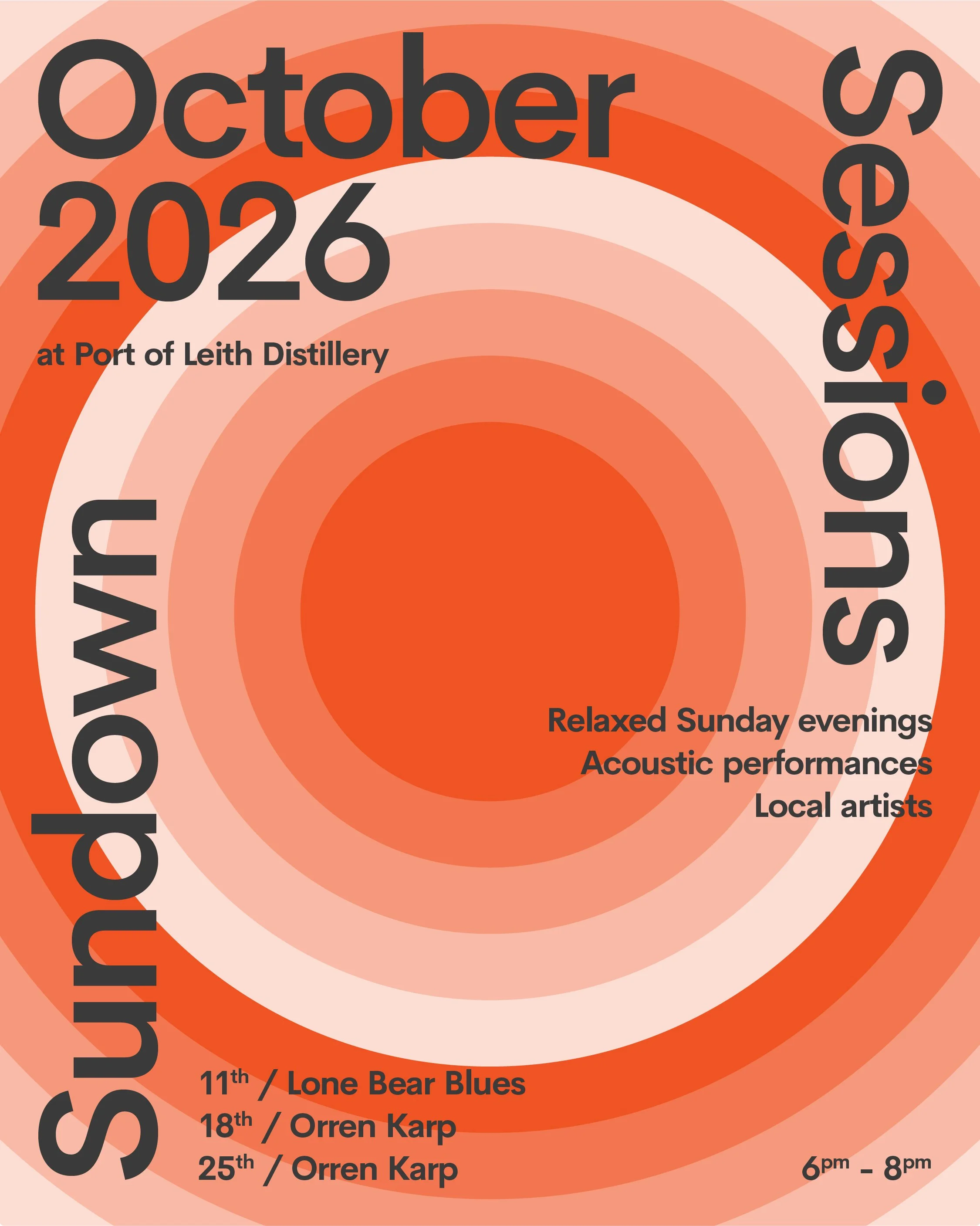 Sundown Sessions at Port of Leith Distillery