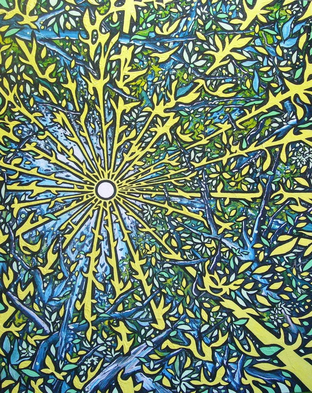 The sun and trees 6