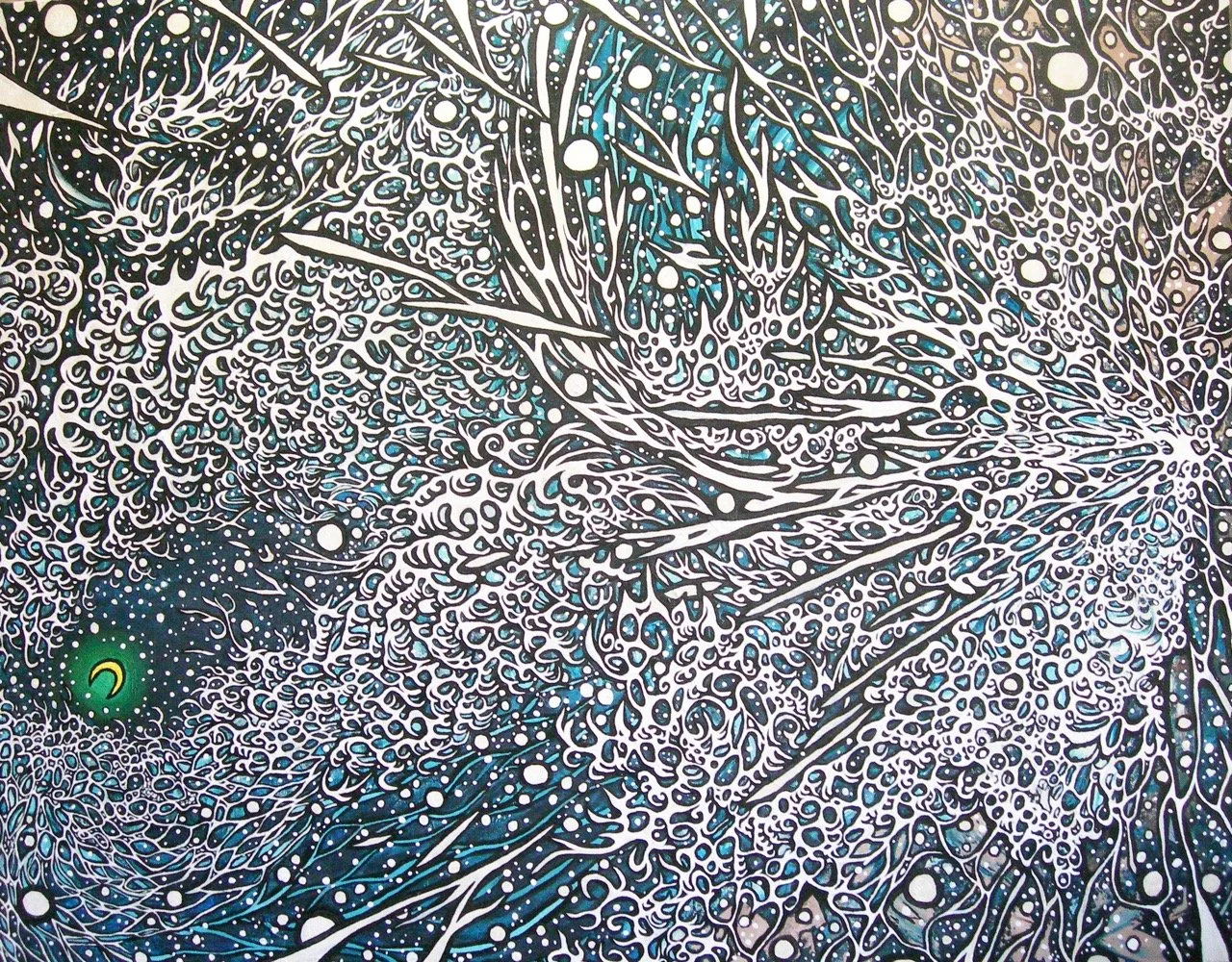 Moon and Waves 5