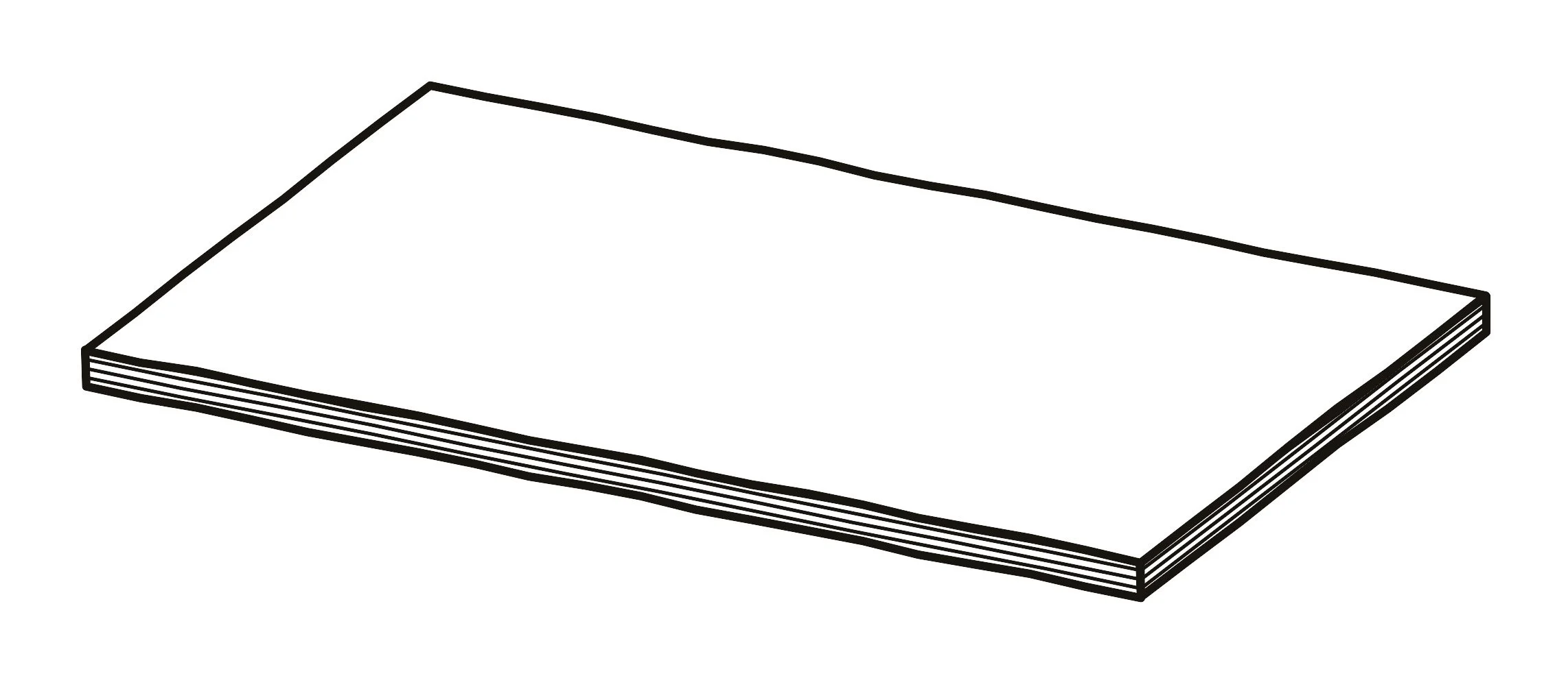 Drawing of a screen printing plate for building a bicycle trailer