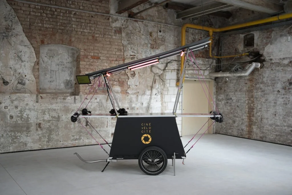 Stadtteilkino auf zwei Raedern