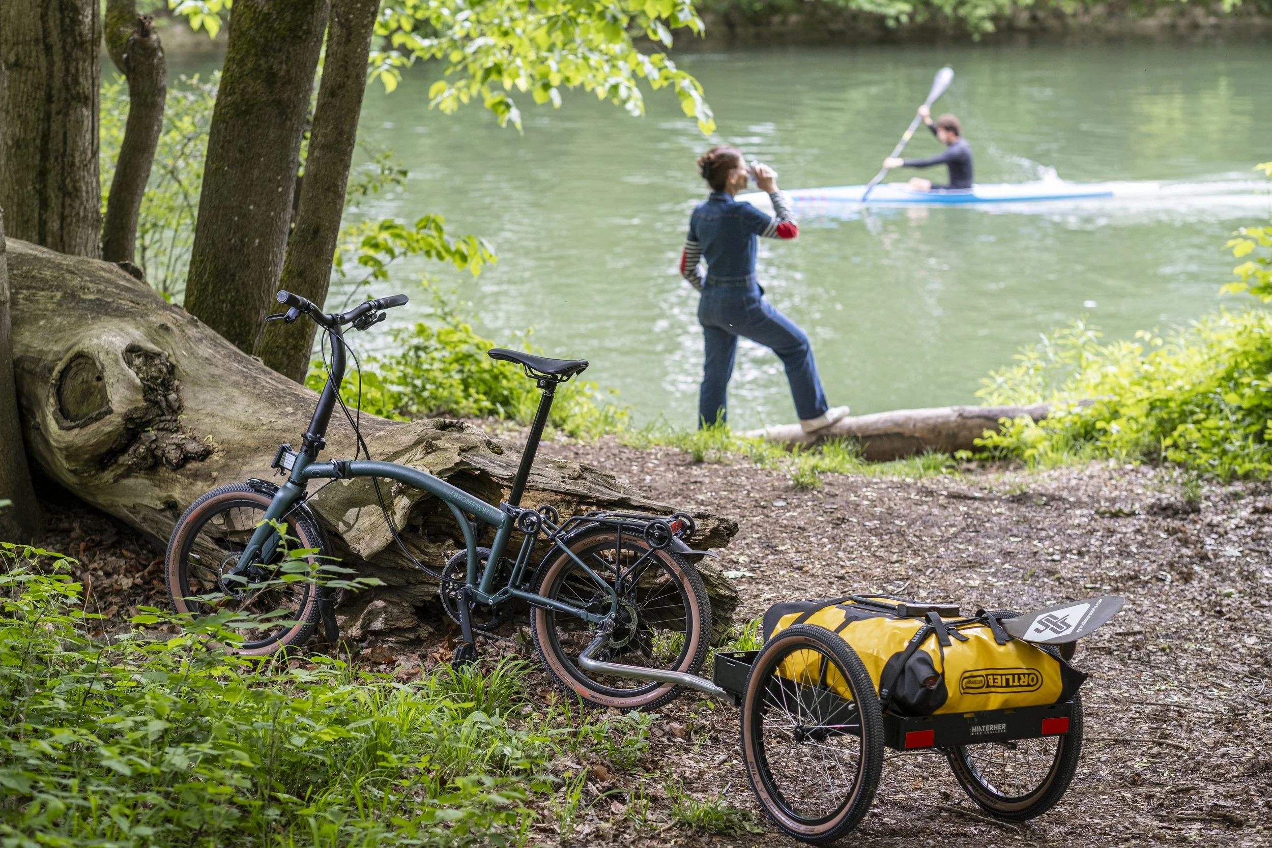 Brompton und Hinterher