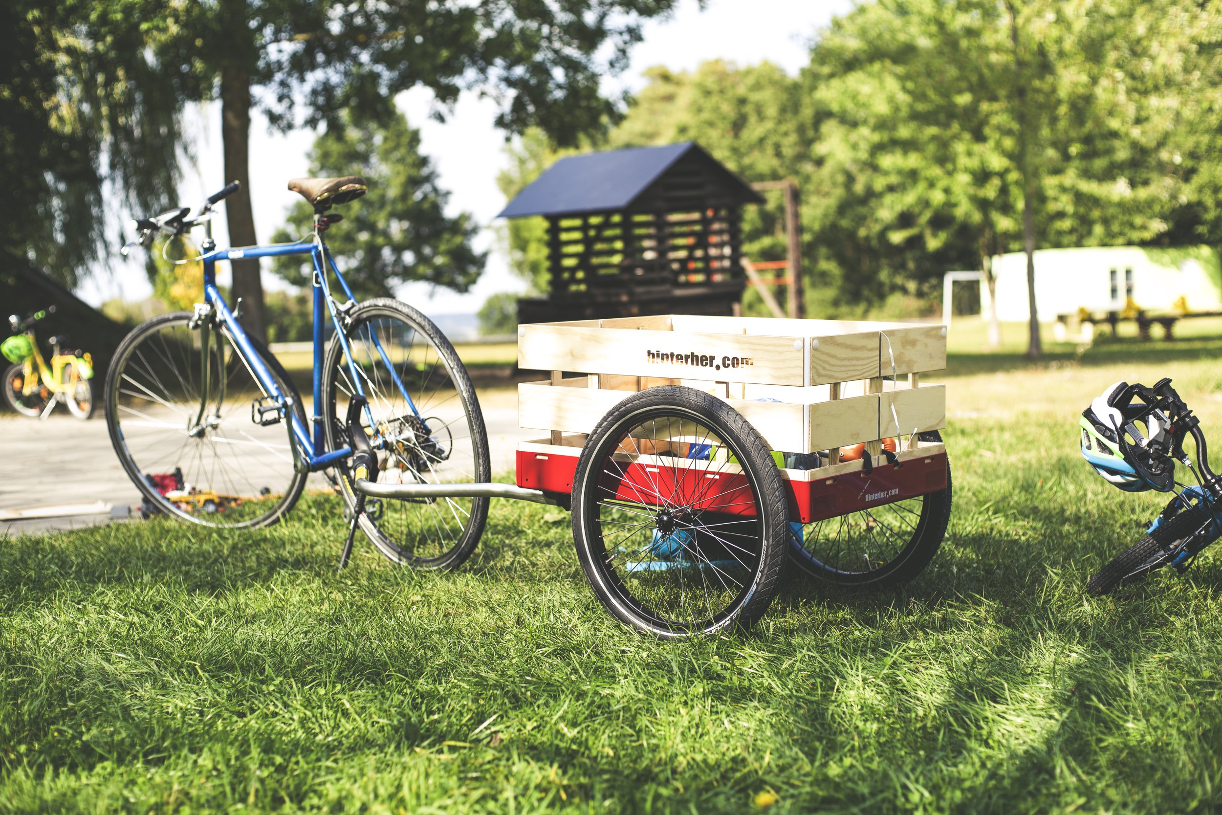 der Fahrradanhänger für schwere Lasten  Anhänger fahrrad, Fahrrad, Fahrrad  fahren