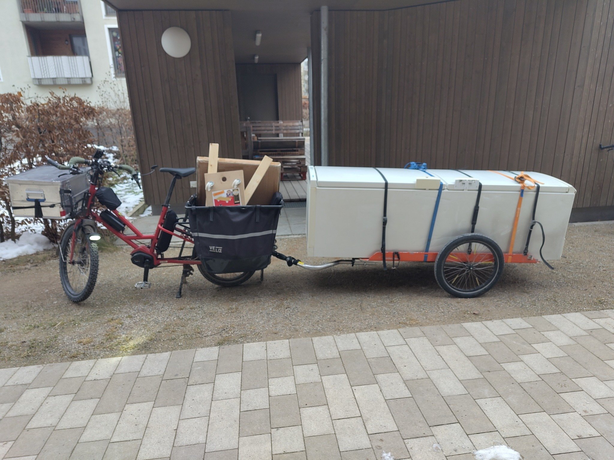 Wenn der Fahrradanhänger mehr kann als 60 Autos