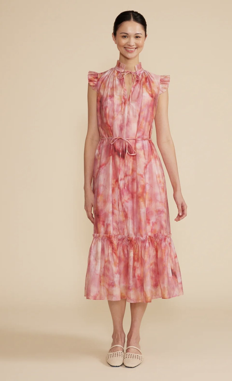 Anneliese Midi Dress Pink