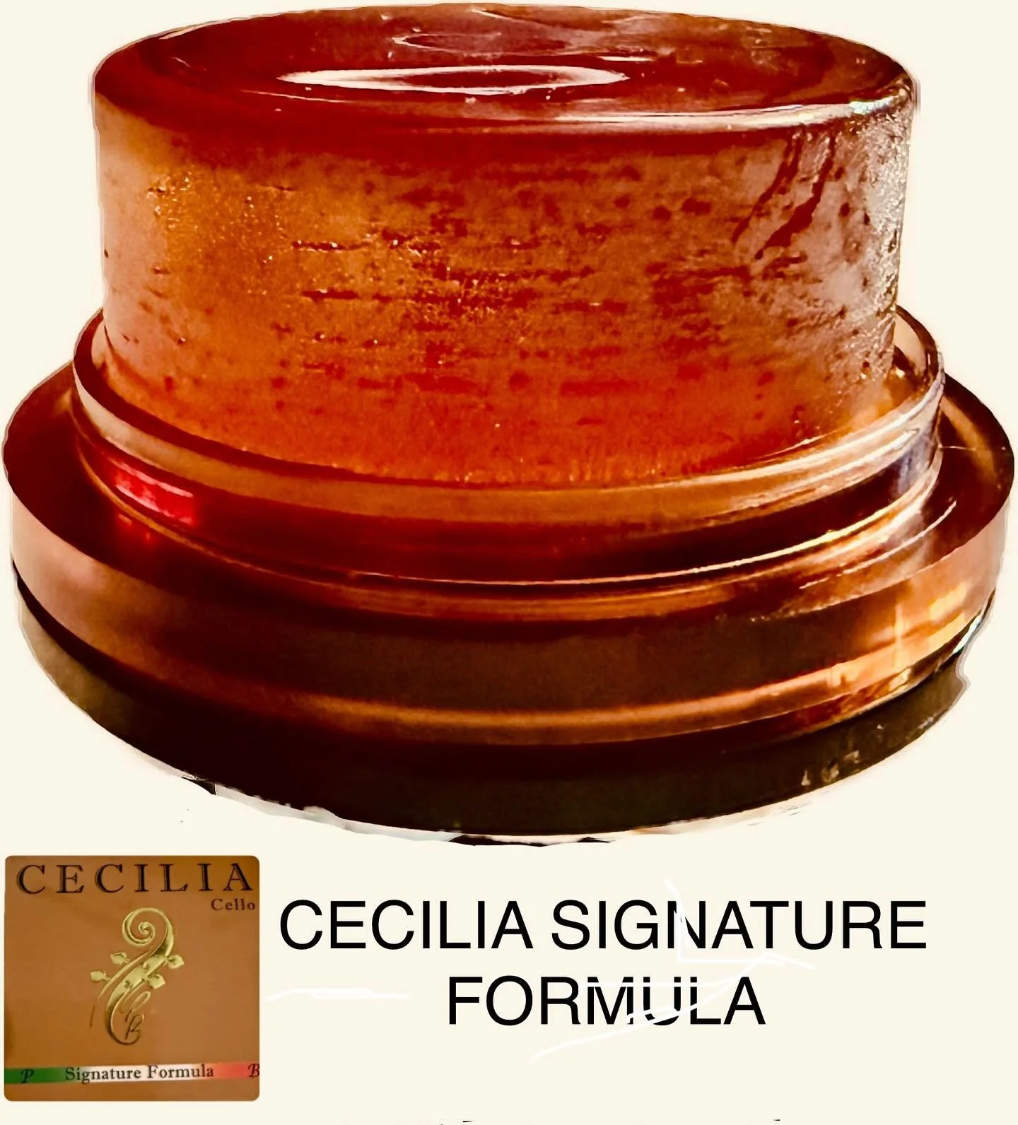 Create your Signature sound. Between your strings and bow hair, the right rosin can enhance the sound and response of your instrument. CELILIA Signature Formula rosin is the newest rosin from Cremona in America. Designed for the highest levels of pl