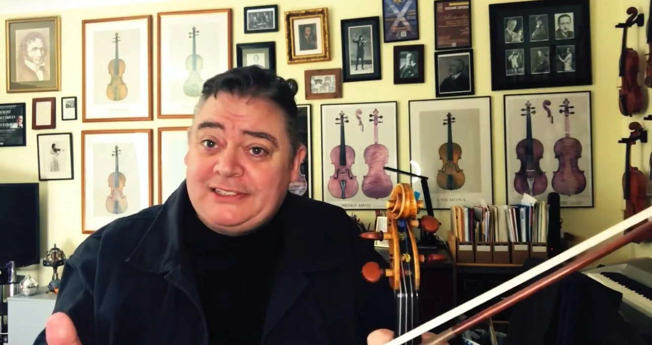 Andy Long talking about ‘The Beast’ violin strings from Warchal