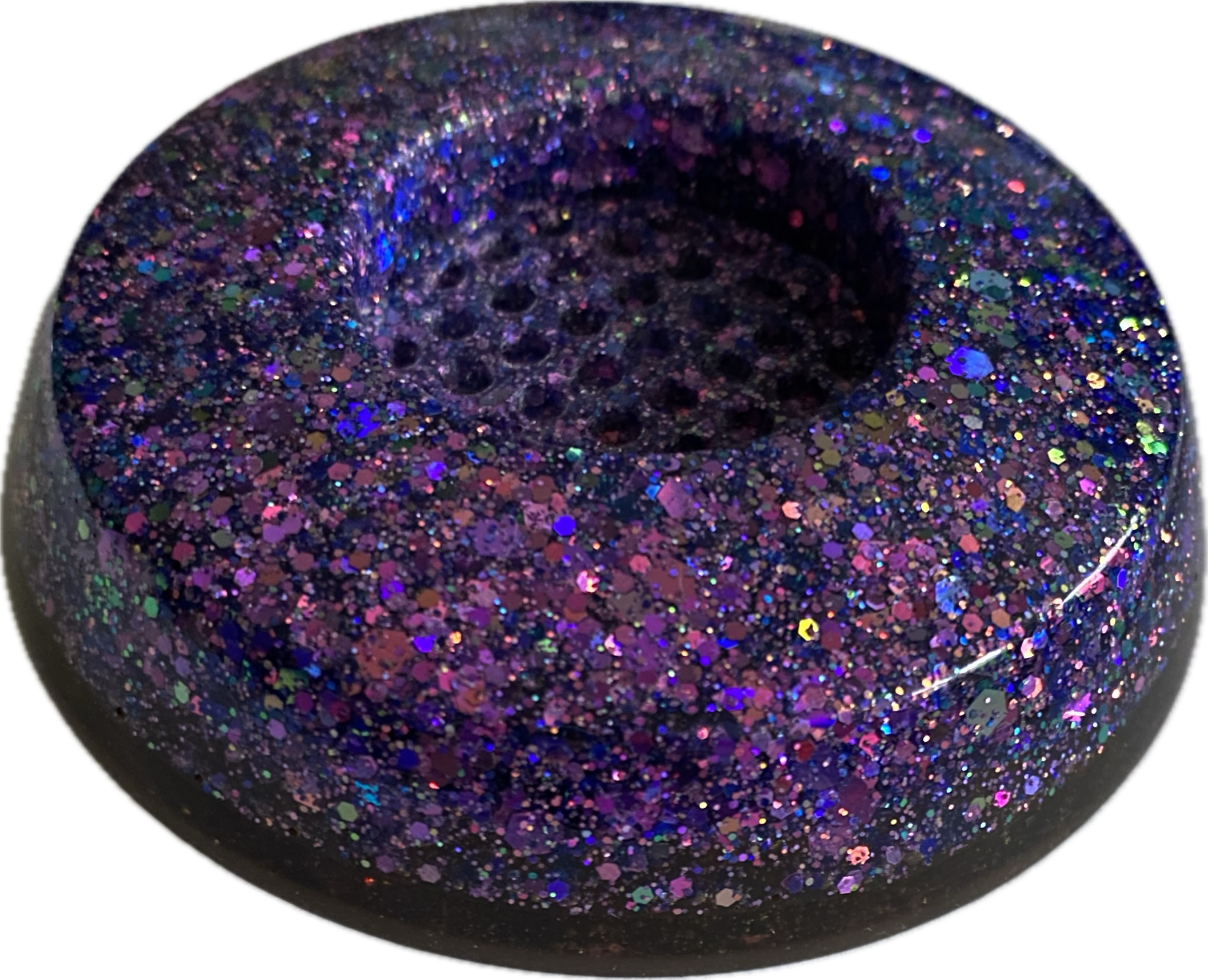 Smartstop Purple Hologram Cello Bass Endpin Holder