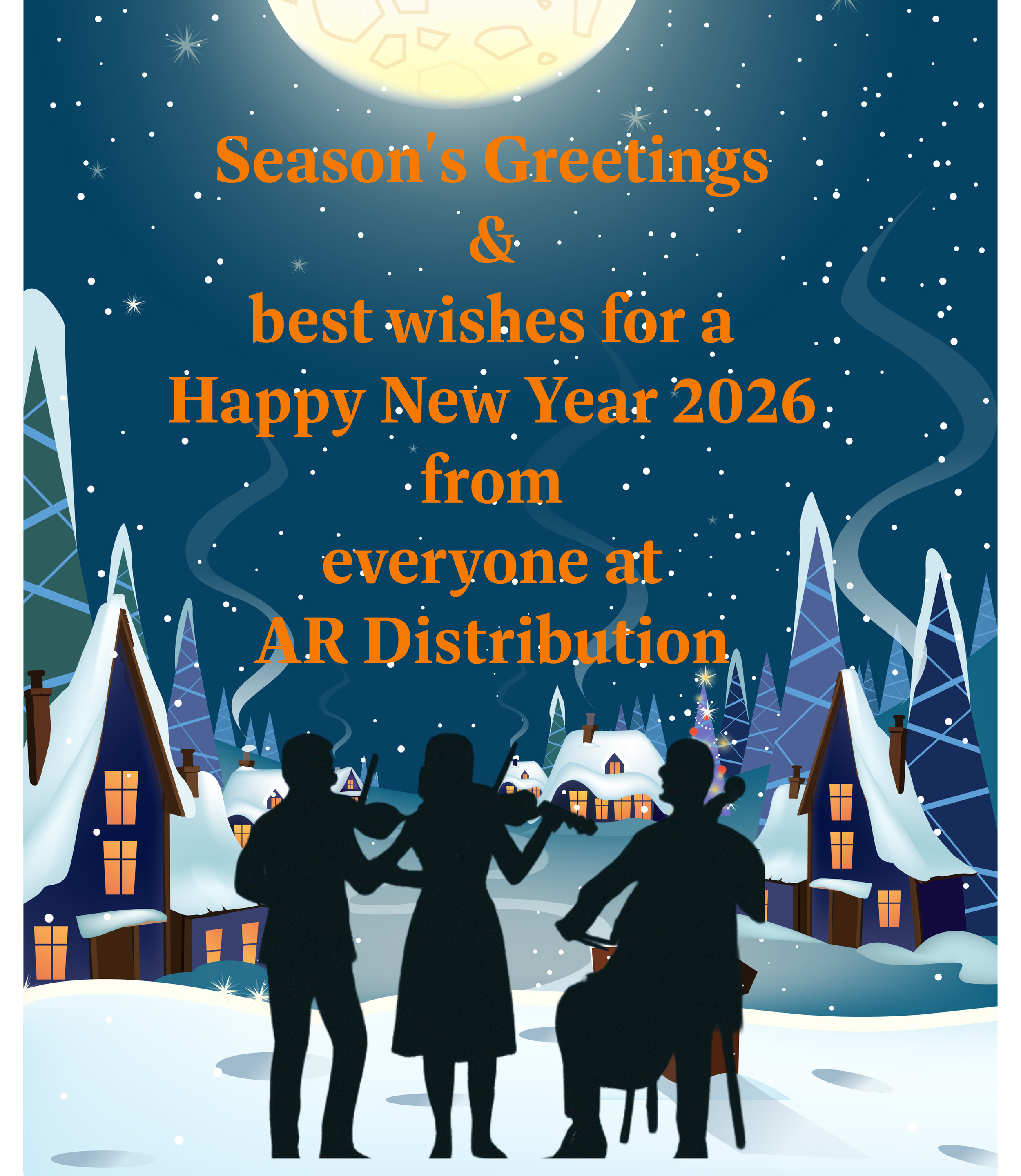 Season's Greetings and Happy New 2026 from AR Distribution