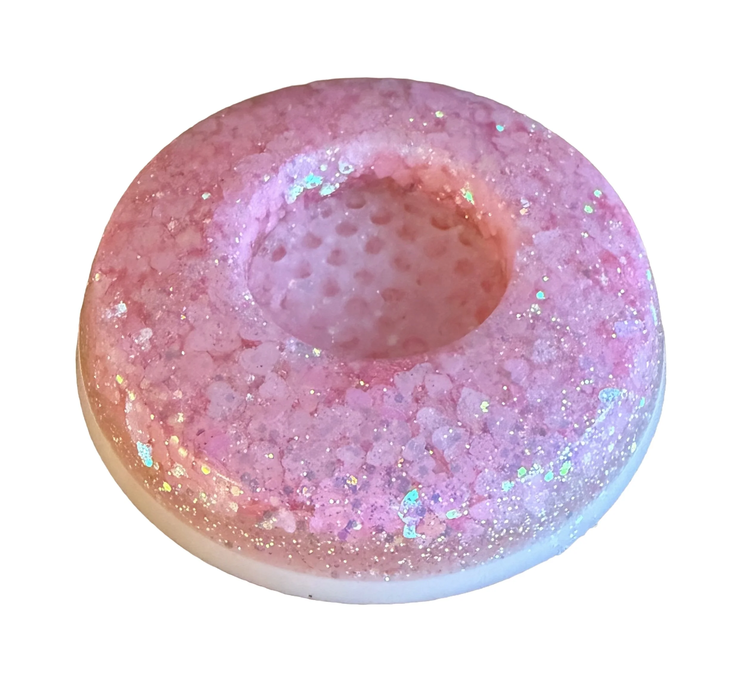 Smartstop Pink Hearts Cello Bass Endpin Holder