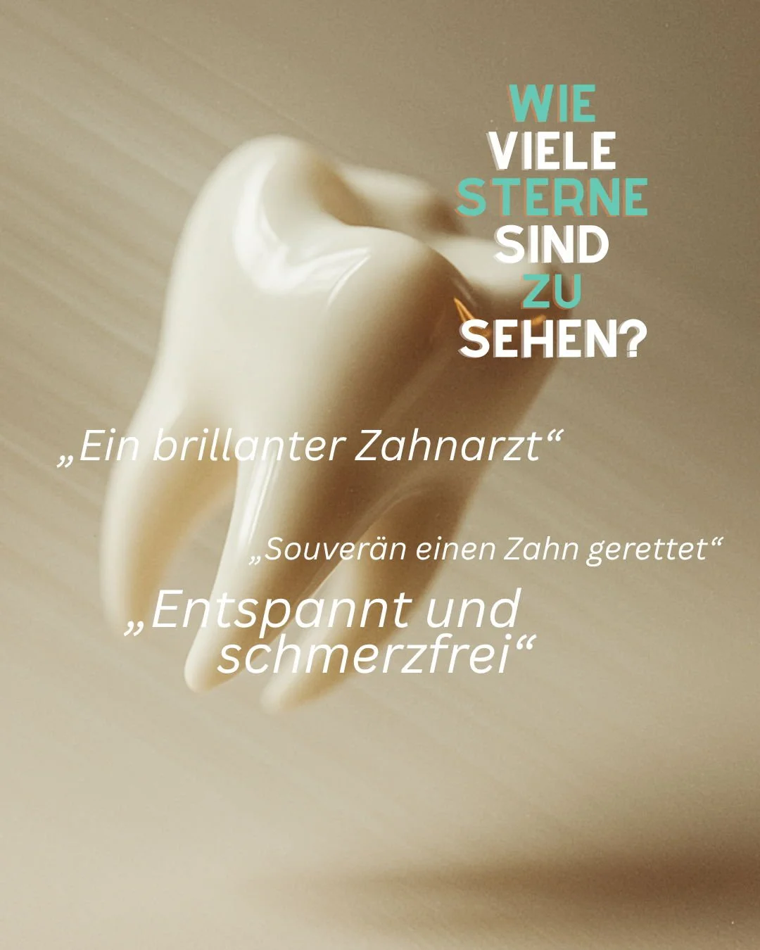 ⭐️⭐️⭐️⭐️⭐️
Vielen Dank f&uuml;r diese sch&ouml;nen Worte! Wir freuen uns sehr, dass wir Ihnen die Angst vor dem Zahnarztbesuch nehmen konnten und Sie sich bei uns rundum gut aufgehoben f&uuml;hlen. Es ist gut zu h&ouml;ren, dass unsere zahnerhaltende