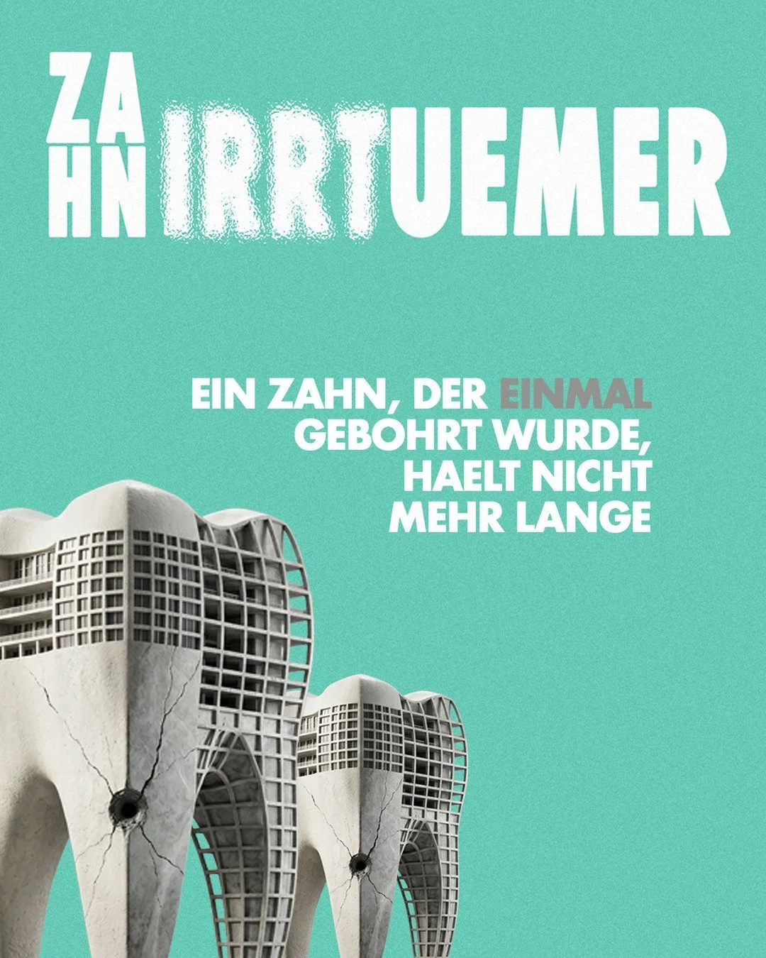 𝐕𝐨𝐧 𝐰𝐞𝐠𝐞𝐧! 🦷
&bdquo;Ein Zahn mit behandelter Karies h&auml;lt eh nicht mehr lange&ldquo; &ndash; das stimmt so nicht. Wird Karies rechtzeitig erkannt und gut versorgt, kann ein betroffener Zahn oft noch sehr viele Jahre erhalten bleiben.
​
N