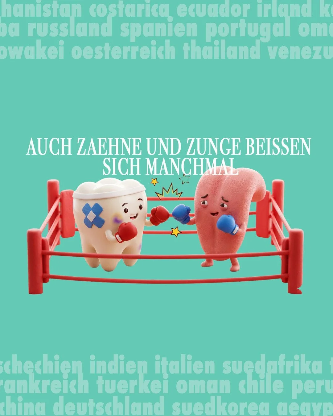 &bdquo;𝗚𝗶𝗴𝗶 𝗱𝗲𝗻𝗴𝗮𝗻 𝗹𝗶𝗱𝗮𝗵 𝗮𝗱𝗮𝗸𝗮𝗹𝗮𝗻𝘆𝗮 𝘁𝗲𝗿𝗴𝗶𝗴𝗶𝘁 𝗷𝘂𝗴𝗮&ldquo; 🦷👅
Ein ungewohntes Bild, wenn Zahn und Zunge sich bei&szlig;en, denn schlie&szlig;lich geh&ouml;ren beide untrennbar zusammen. Und doch passiert es: ein k