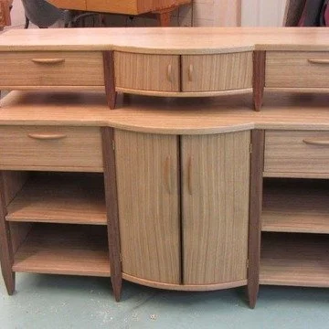 Another one from Roger Knudson. He talked about this project a lot last Wednesday and even had a model of it he used as the design process. 

#woodworkingcommunity