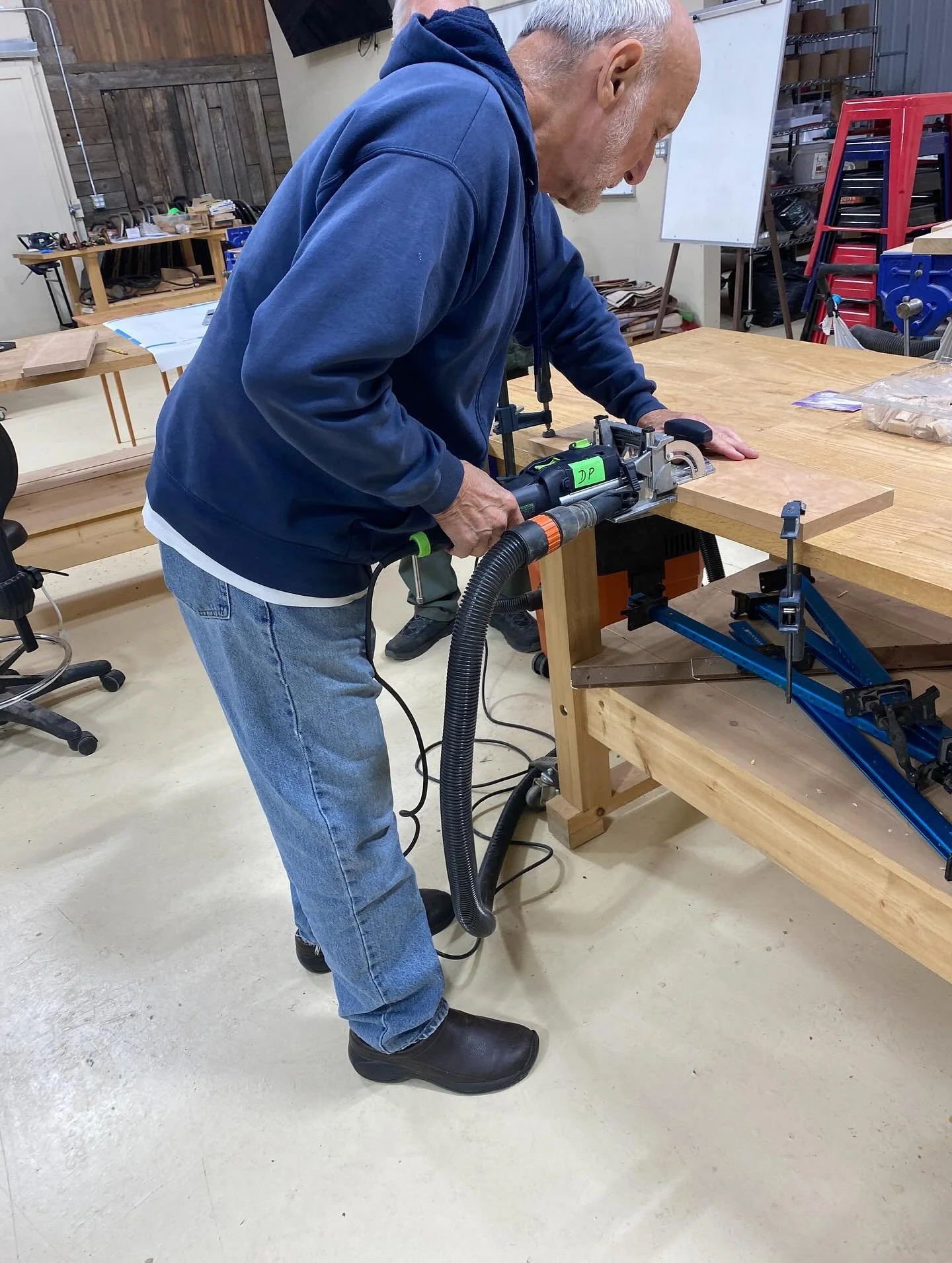Last night&rsquo;s first class session for building a shaker side table. #shakerstyle #woodworkingcommunity #woodworking