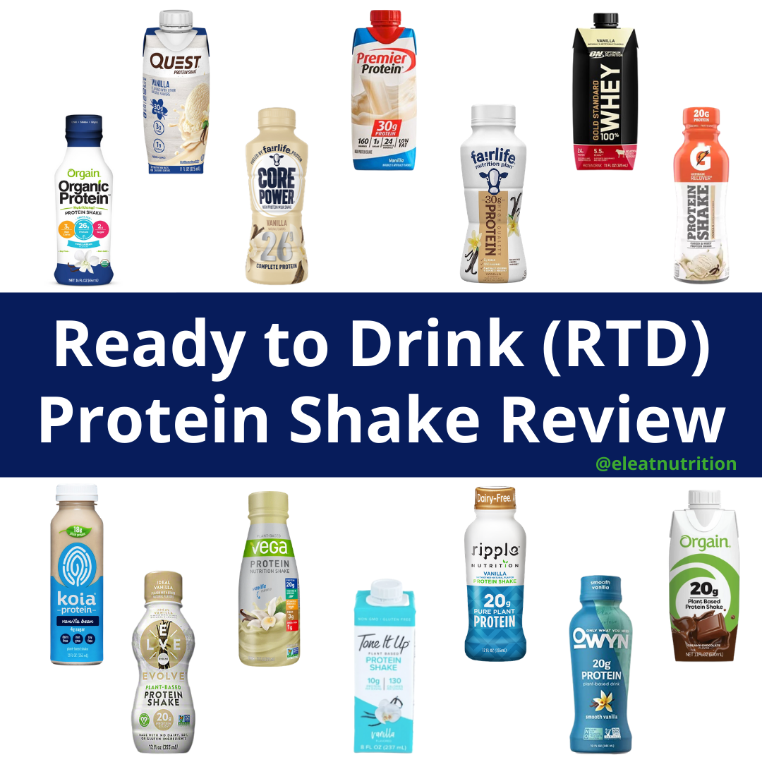 Athlete's Guide To Ready To Drink (RTD) Protein Shakes — Eleat Sports  Nutrition