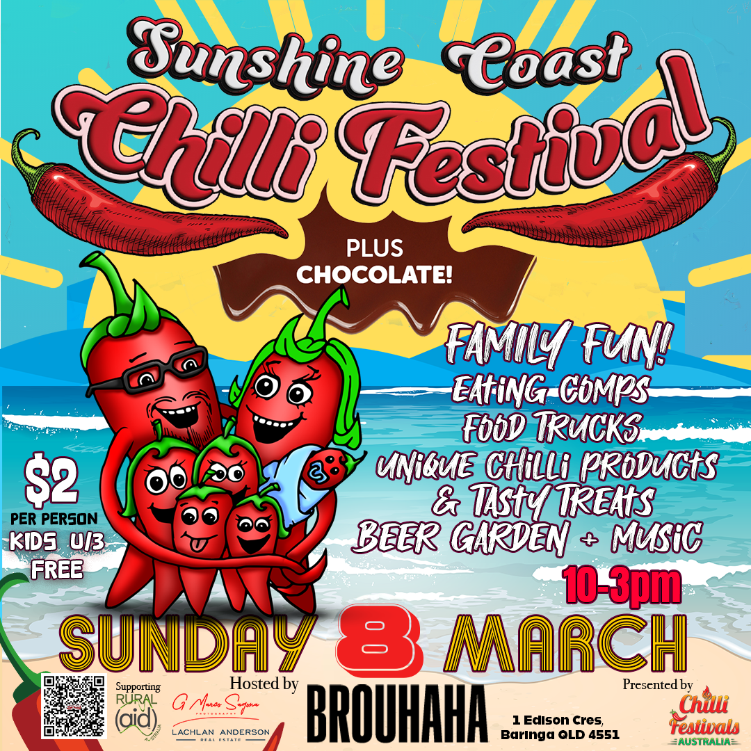 SUNSHINE COAST CHILLI &amp; CHOCOLATE FESTIVAL