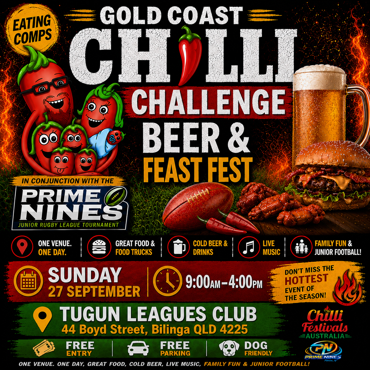 GOLD COAST CHILLI CHALLENGE, BEER & FEAST FEST