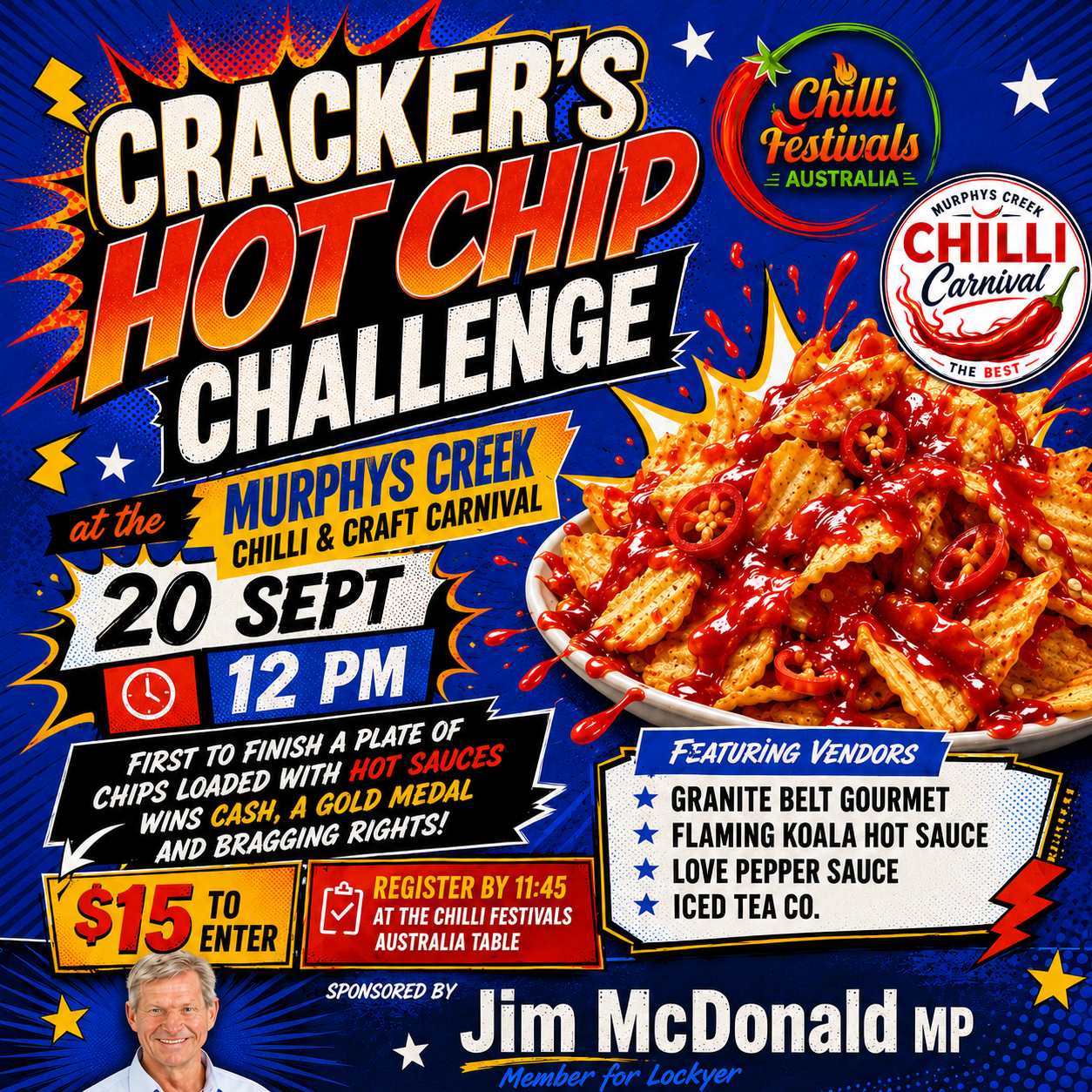 CRACKER'S HOT CHIP CHALLENGE