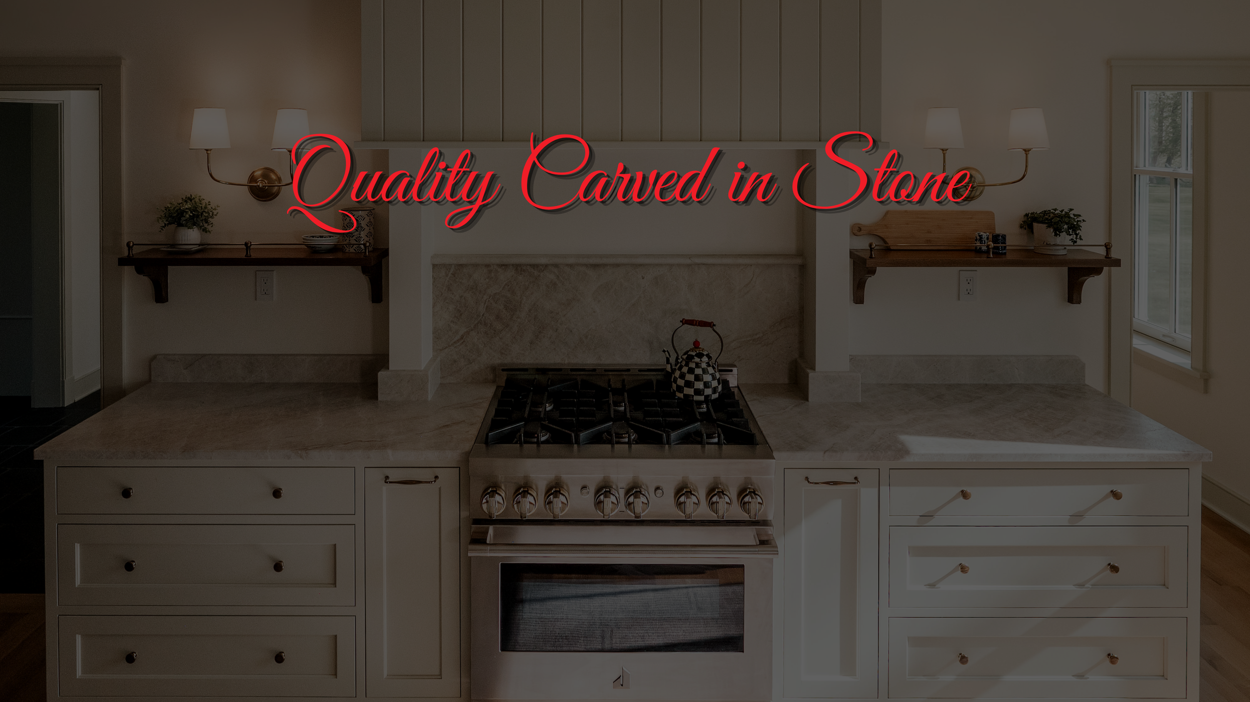 Quality Carved in Stone ultimate granite chic timeless ktichen warm tones with taj mahal quartzite