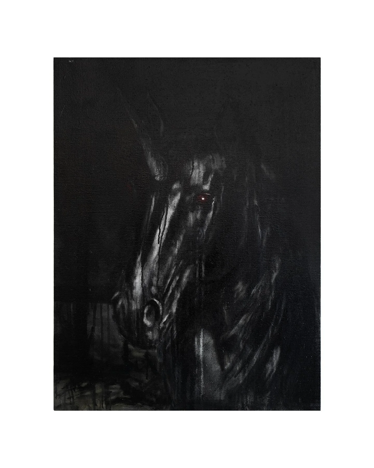 12 DAYS OF ACADEMY CHRISTMAS 🌟 Today we are highlighting our Academy 2025 artist Max Grote @maxgrote_ from the Hochschule f&uuml;r bildende K&uuml;nste Hamburg @hfbkhamburg 

Details:
o.T. (Einhorn 1), 2024
OIl on linen 
80 x 60 cm

🔗 Link to shop 