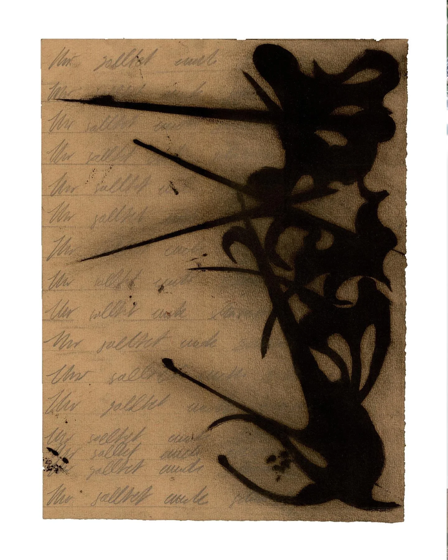 12 DAYS OF ACADEMY CHRISTMAS 🌟 Today we are highlighting our Academy 2025 artist Dennis Di Biase @dennis_dibiase from the Hochschule der Bildenden K&uuml;nste Saar @hbksaar .

Details:
Strafe - Glaube VI/VI (framed 40 x 30cm), 2025
Graphite and oil 