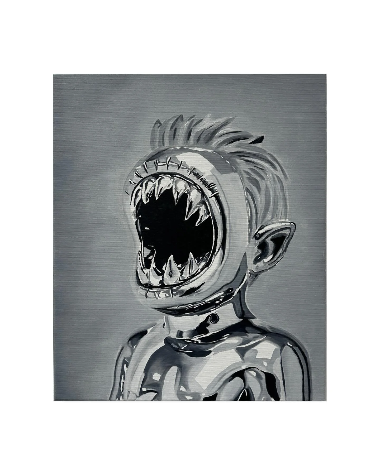 12 DAYS OF ACADEMY CHRISTMAS 🌟 Today we are highlighting our Academy 2025 artist Mara Zota @mara.zota from the Hochschule der bildenden K&uuml;nste Essen @hbkessen 

Details:
Der Junge, 2025
Oil on canvas
50 x 40 cm
900&euro;

🔗 Link to shop in Ins